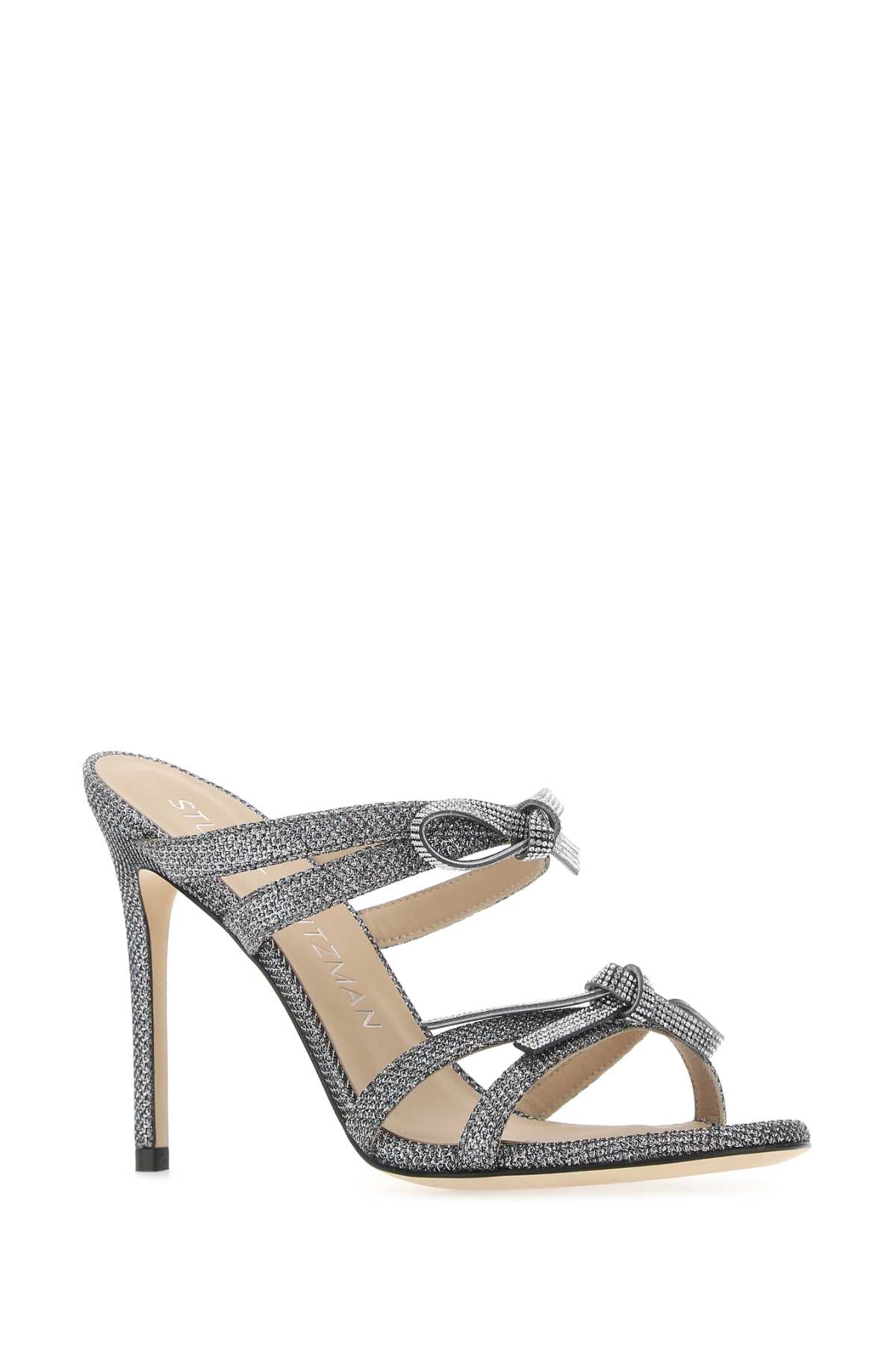 STUART WEITZMAN Bow Flat Sandals with 12 cm Heel Height