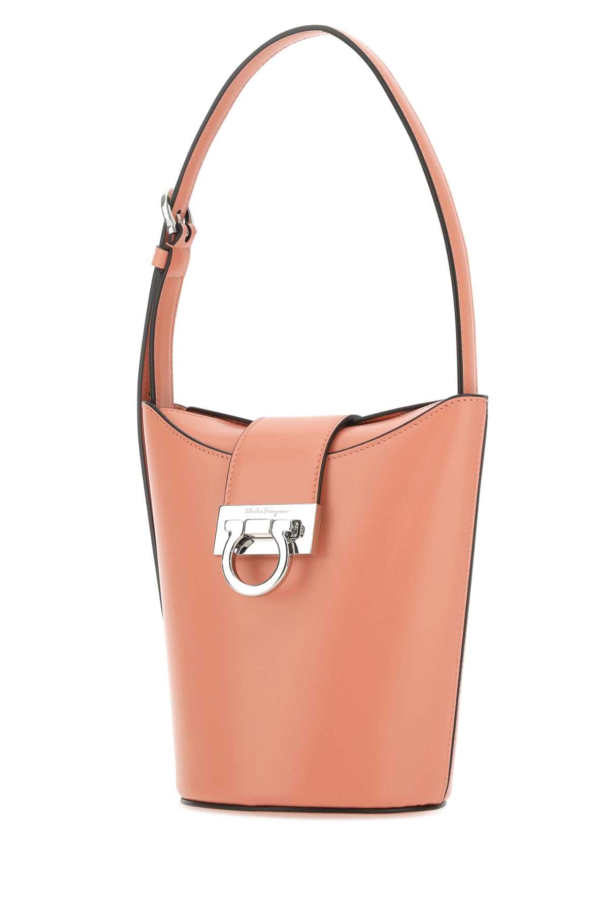 Ferragamo Mini Leather Bucket Handbag - Trendy Accessory for Women