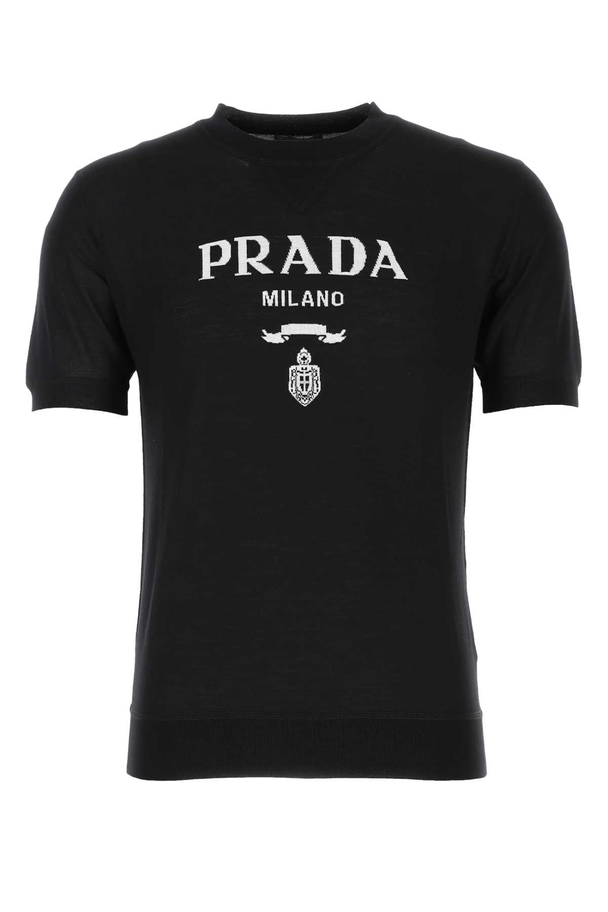 PRADA Classic Wool T-Shirt for Men - Winter Collection
