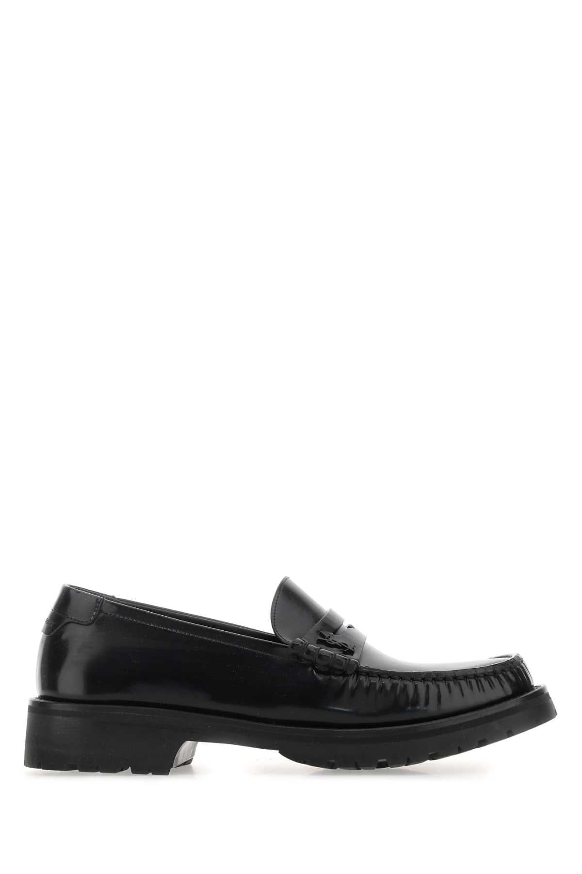 SAINT LAURENT Elegant Leather Loafers for Women