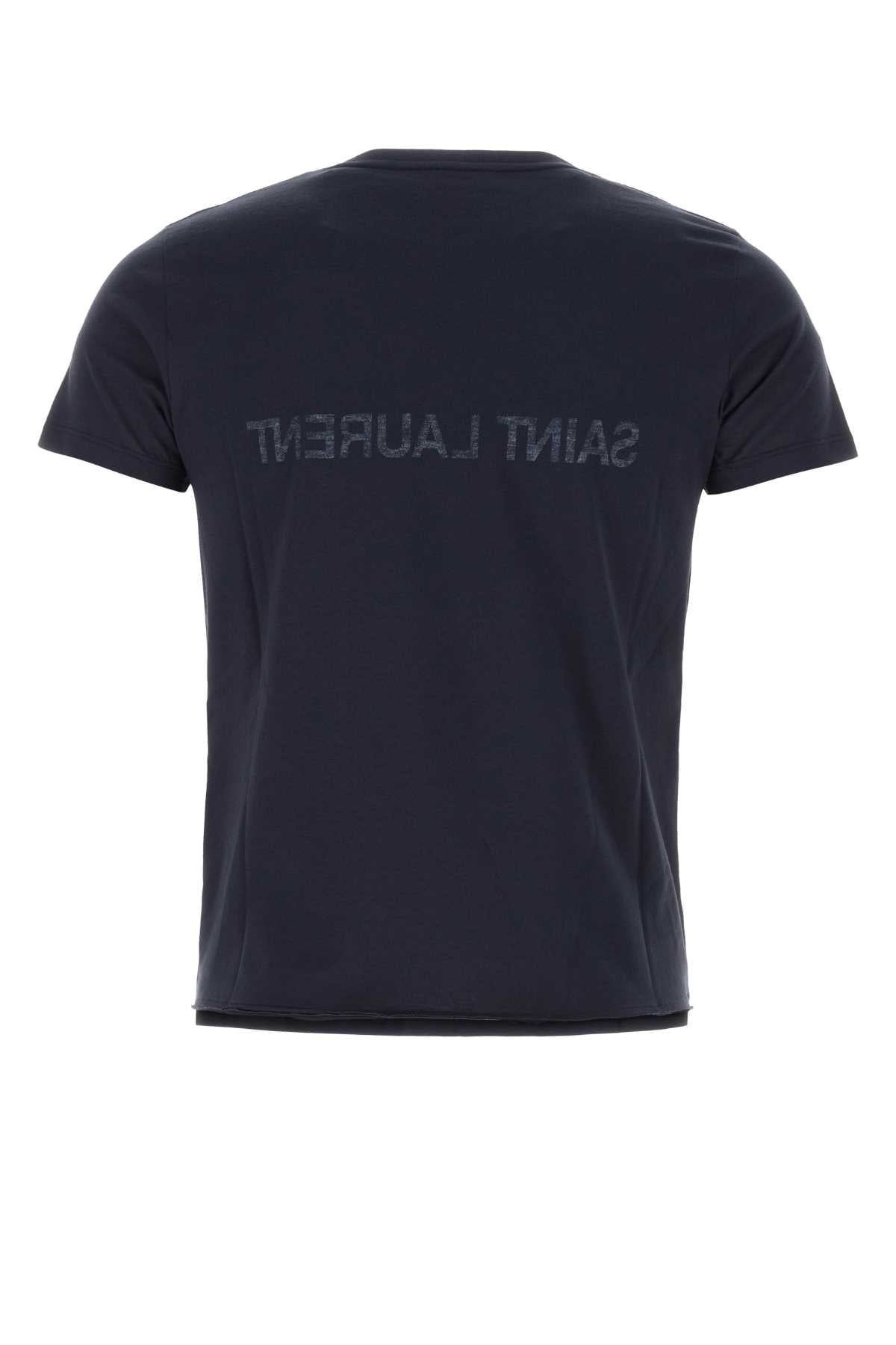 SAINT LAURENT Essential Cotton T-Shirt for Him