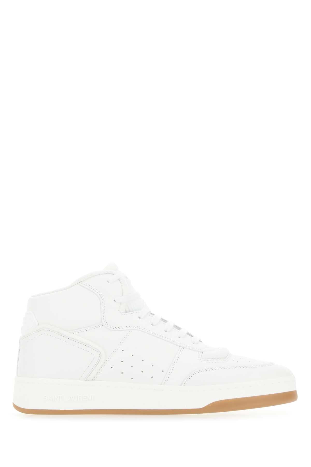 SAINT LAURENT Leather SL/80 Sneakers for Men