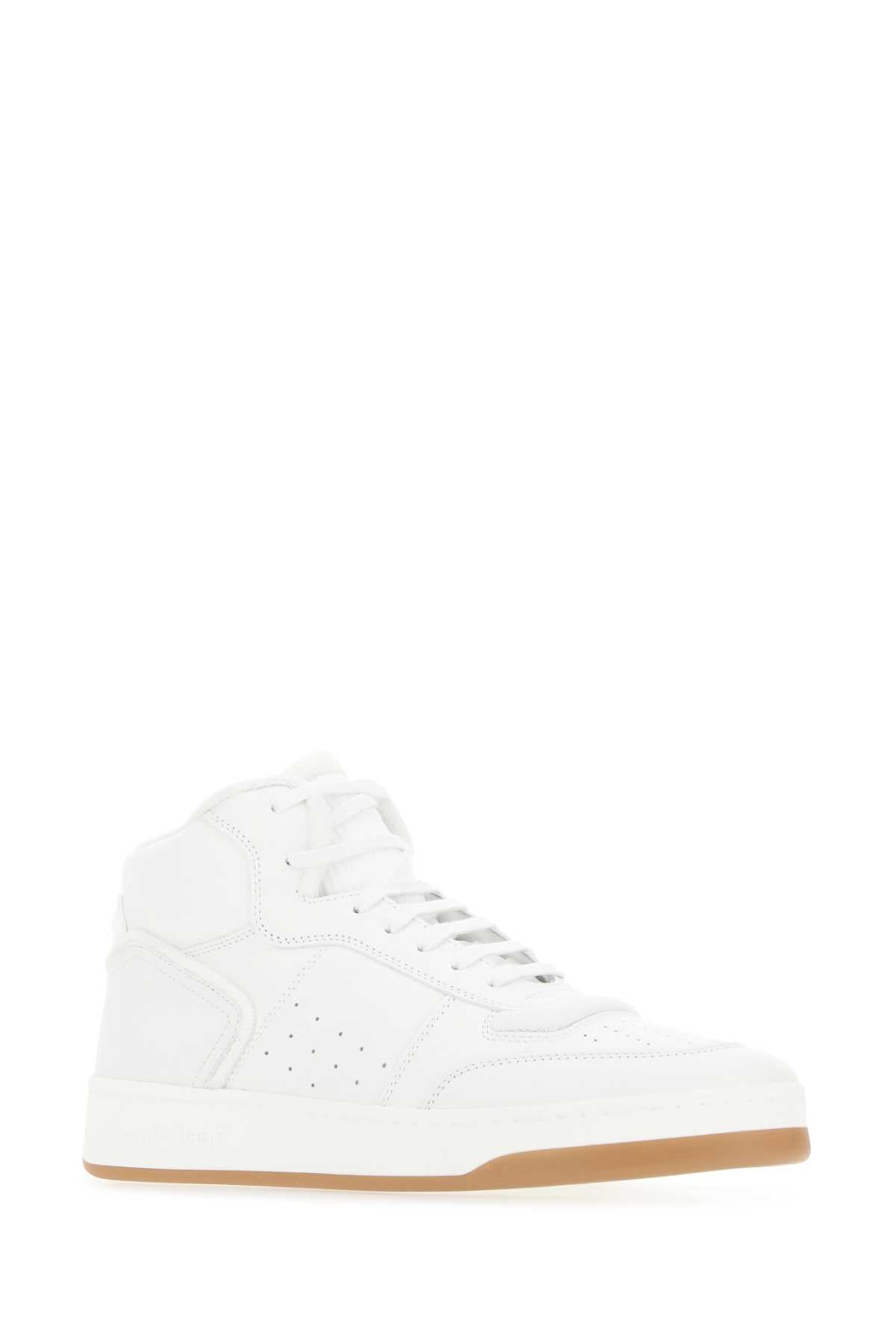 SAINT LAURENT Leather SL/80 Sneakers for Men
