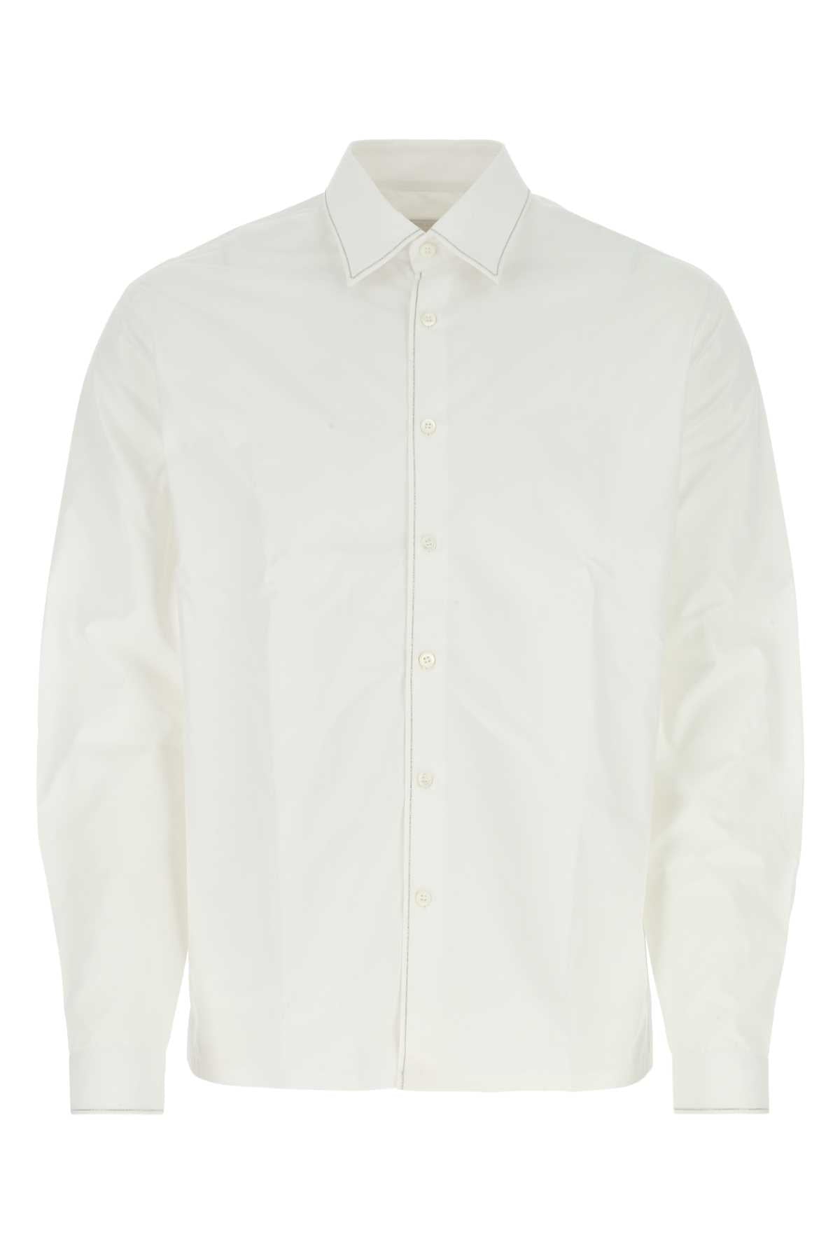 PRADA Classic Poplin Shirt for Men