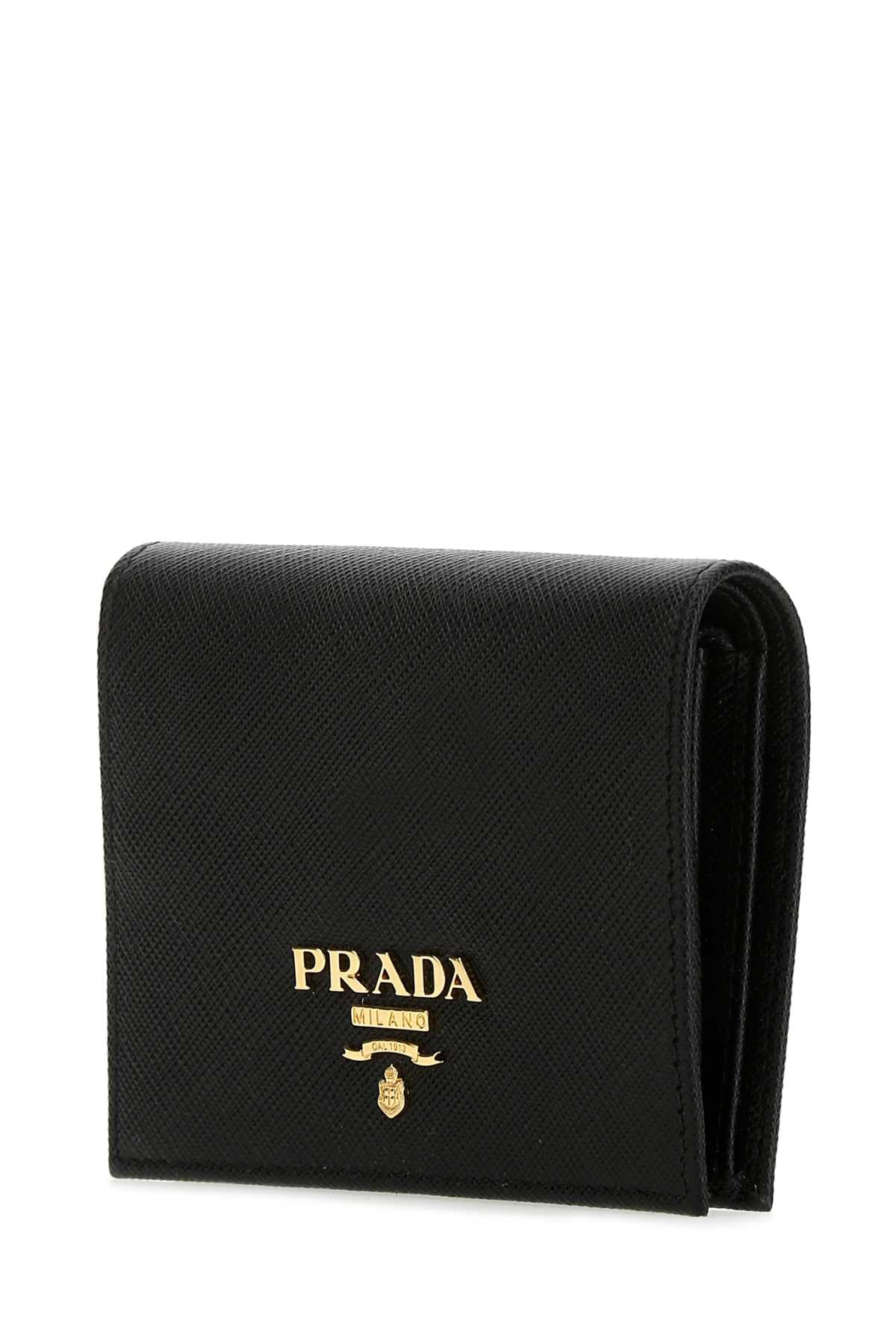 PRADA Compact Leather Wallet - Mini Design