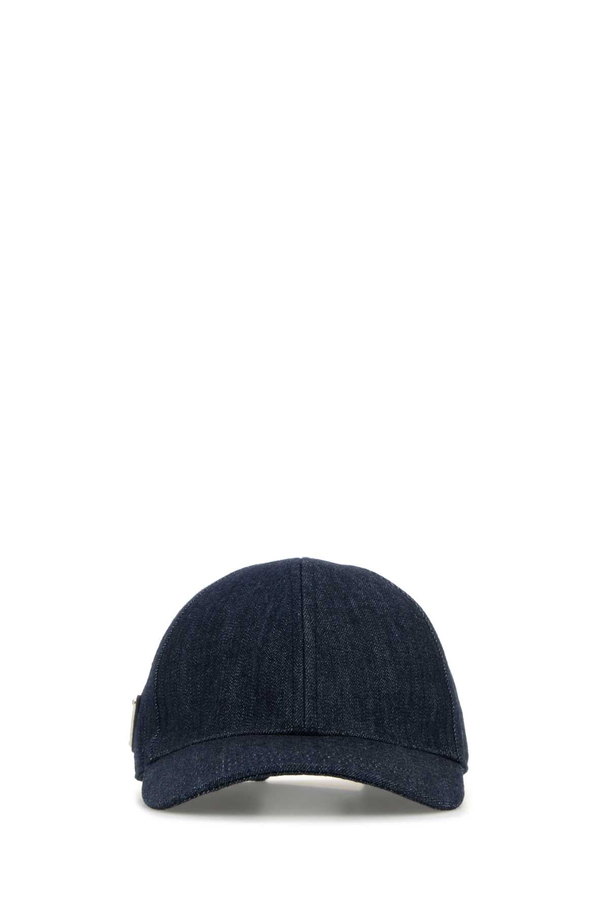PRADA Denim Baseball Cap for Women