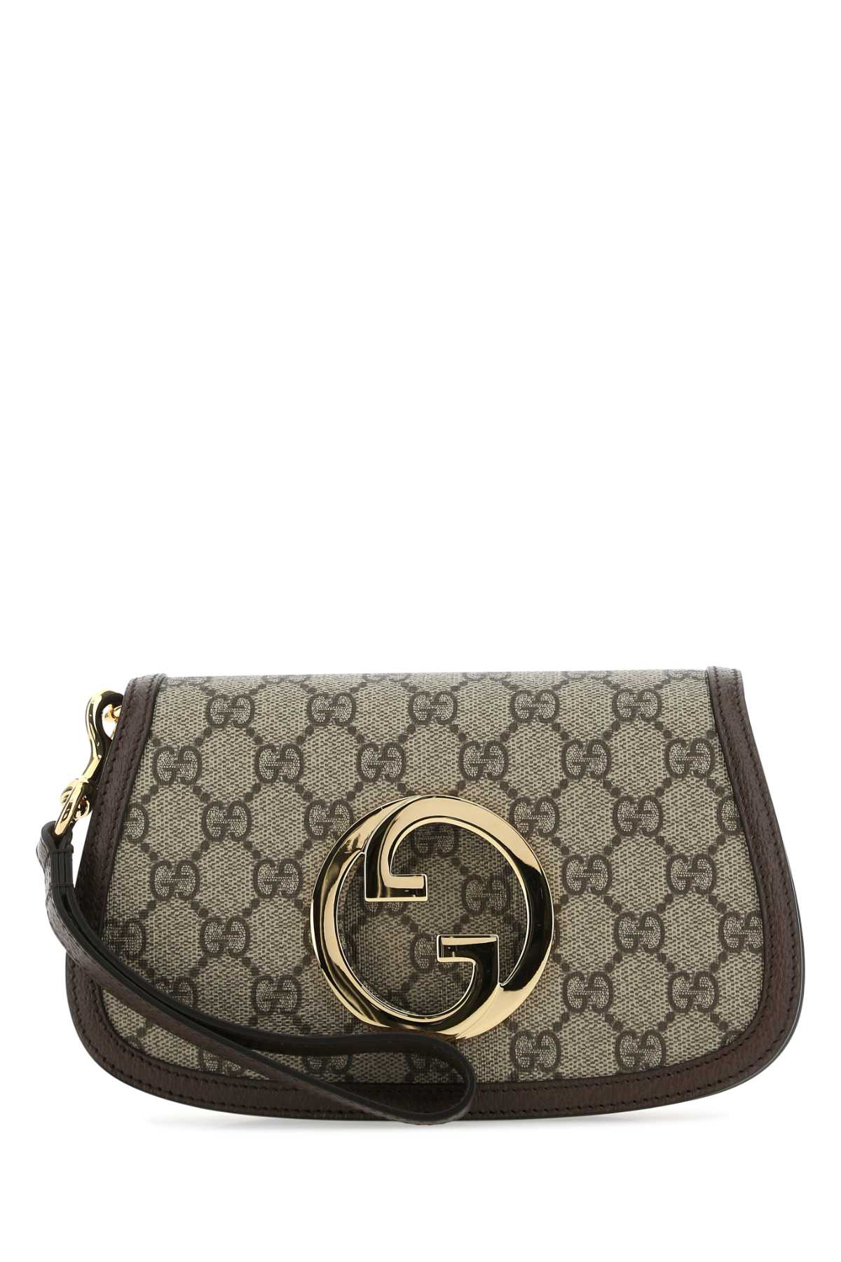 GUCCI Mini Fabric GG Supreme Clutch