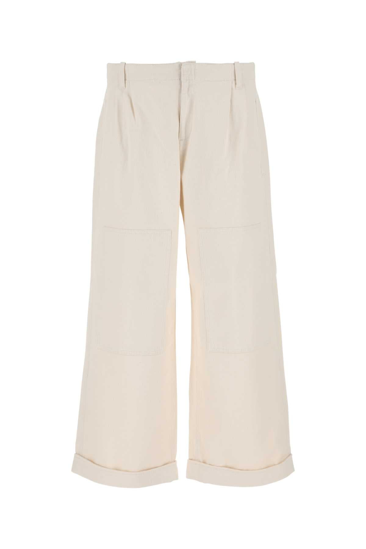 ETRO Luxurious Stretch Cotton Wide-Leg Pants