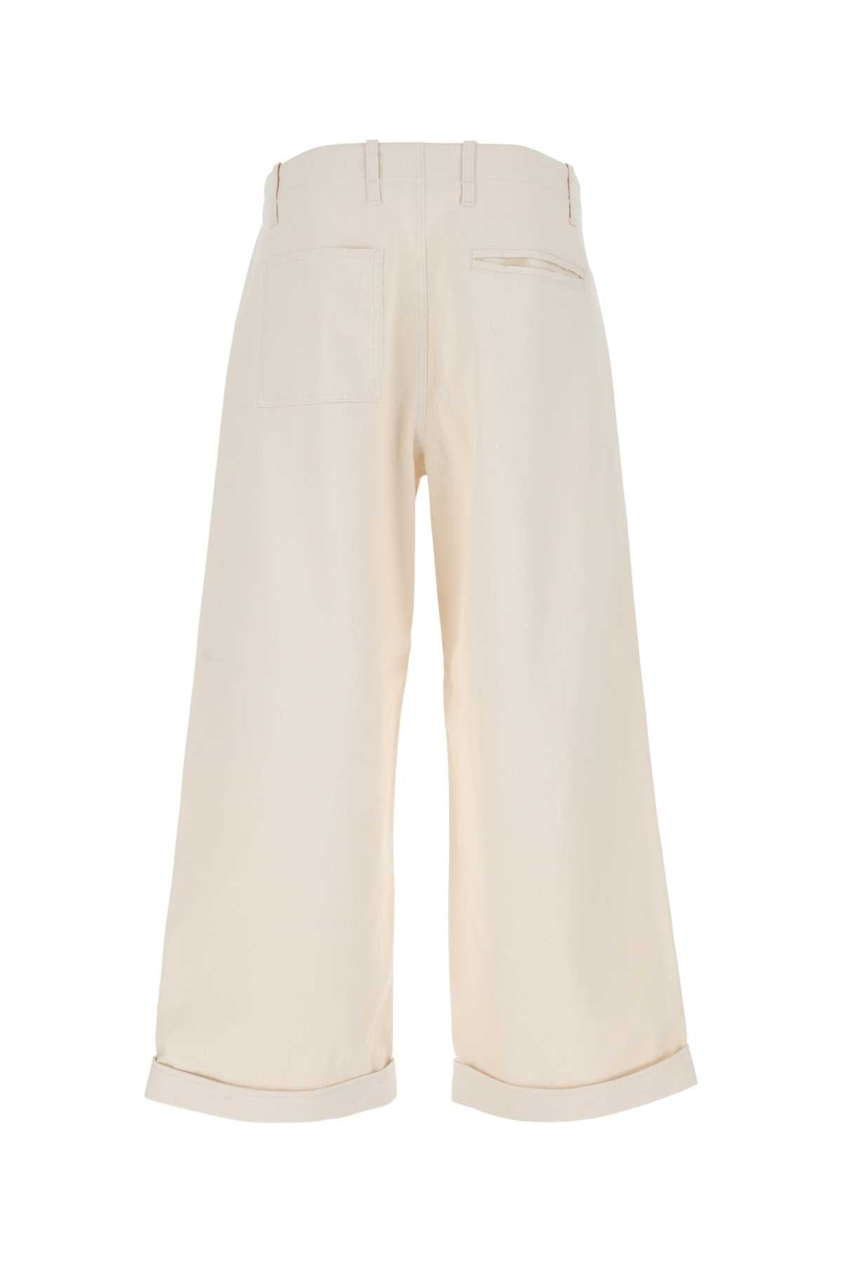 ETRO Luxurious Stretch Cotton Wide-Leg Pants