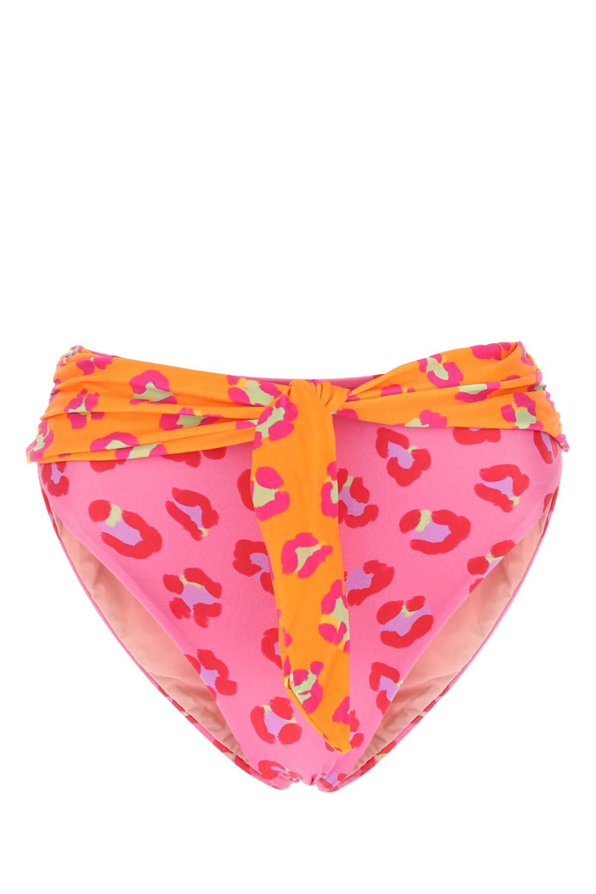 FARM Printed Stretch Polyester Bikini Bottom