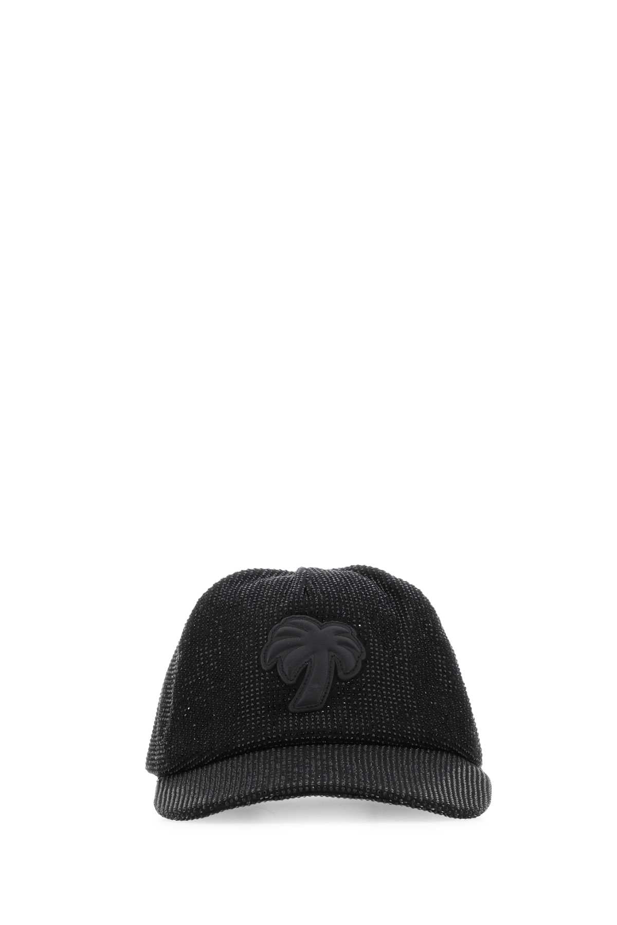 PALM ANGELS Embellished Cotton Baseball Cap