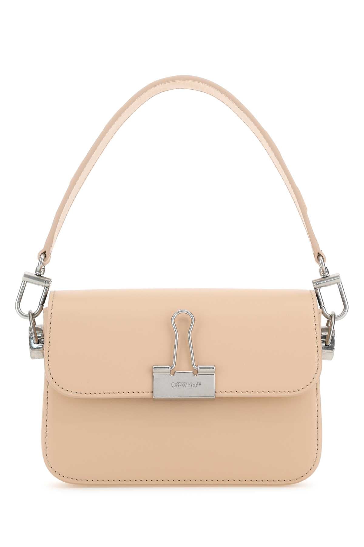 OFF WHITE Mini Leather Small Binder Handbag