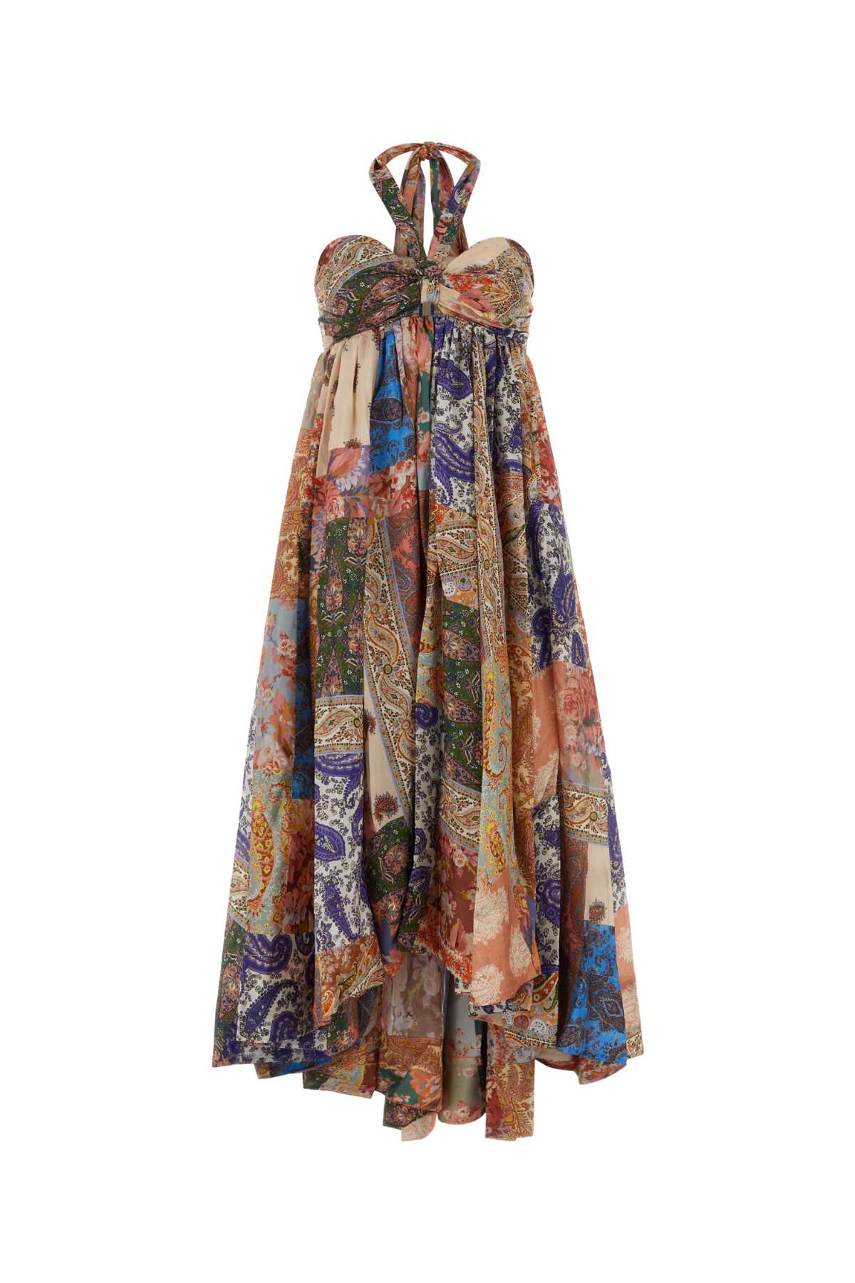 ZIMMERMANN Printed Silk Dress - Women's Long Style