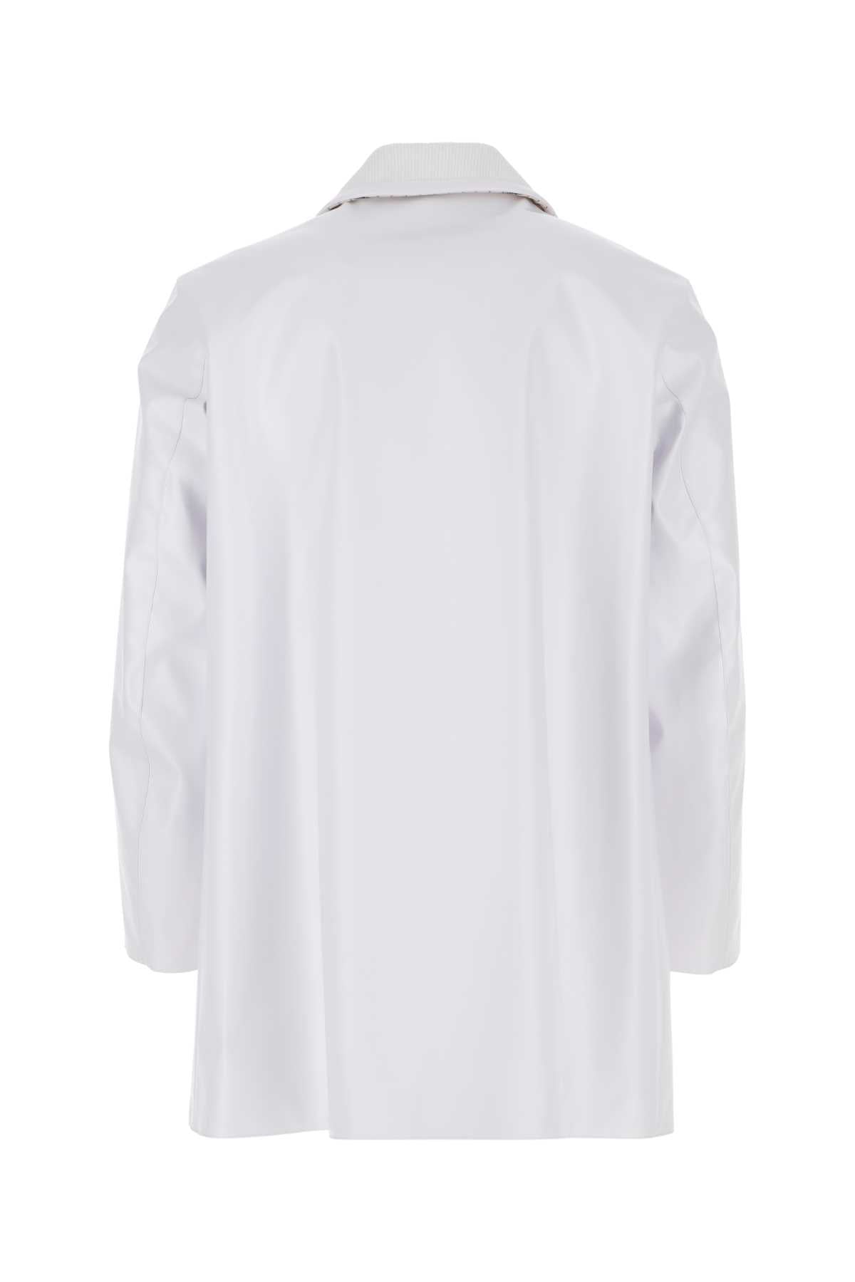 MAISON MARGIELA Chic PVC Trench Jacket for Men
