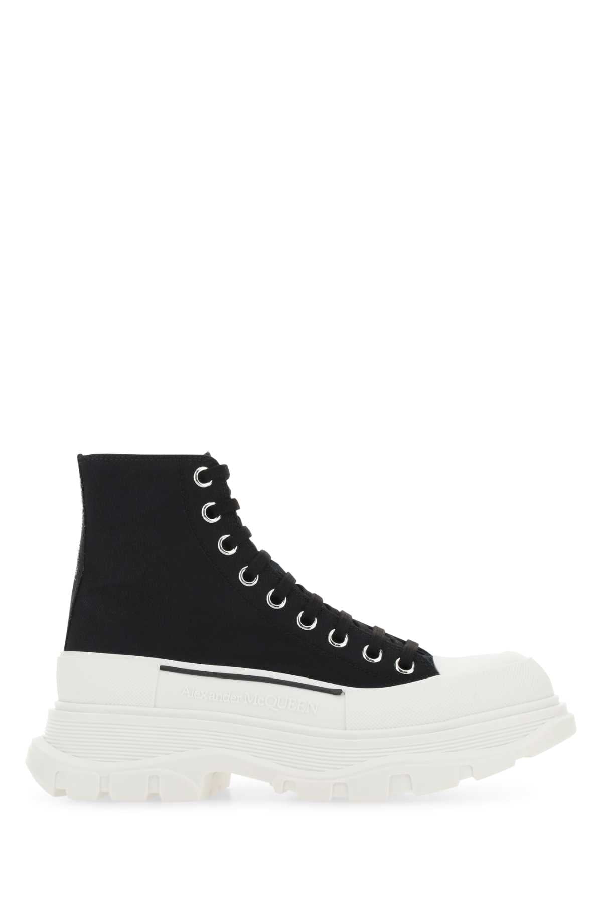 ALEXANDER MCQUEEN Canvas Tread Slick Sneaker for Women
