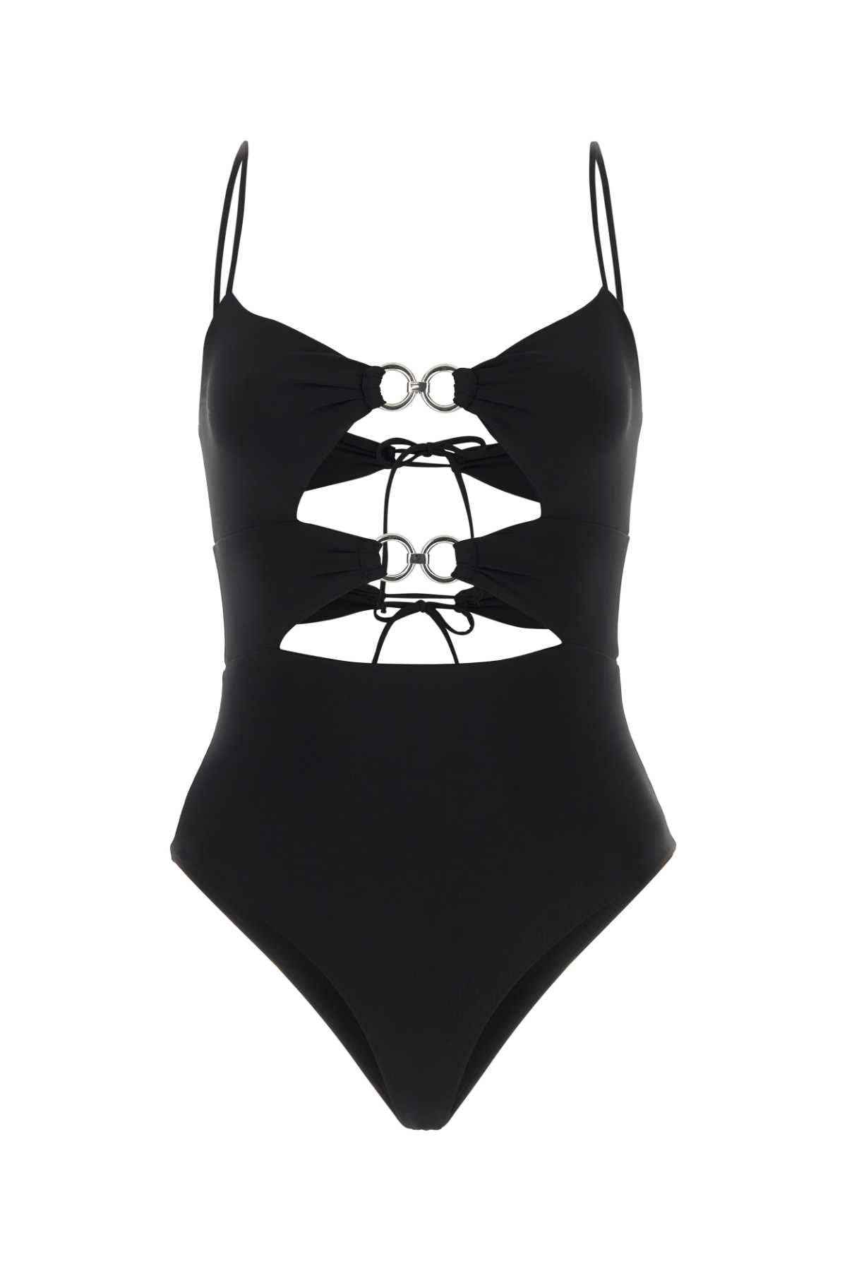 NENSI DOJAKA Black Stretch Mini Polyester Swimsuit
