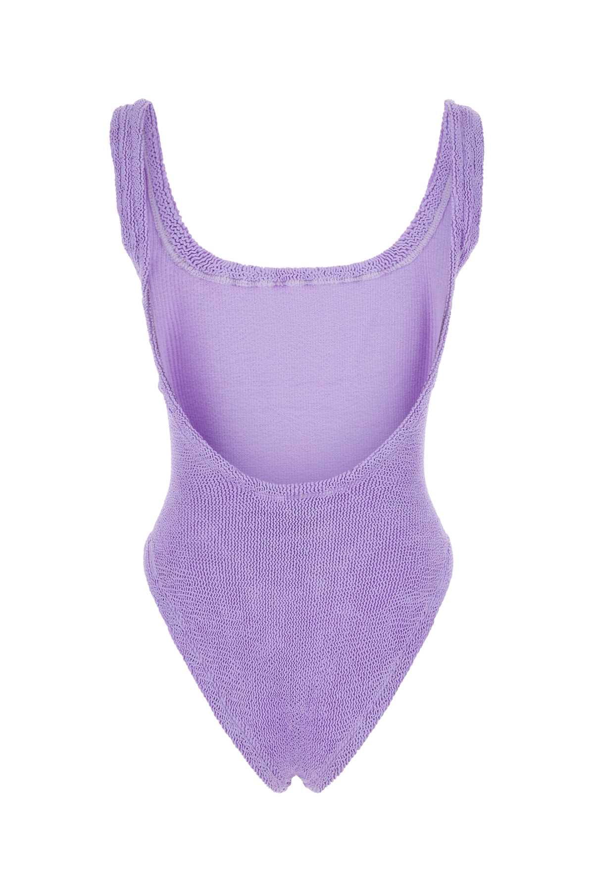 HUNZA G Square Neck Mini Stretch Nylon Swimsuit