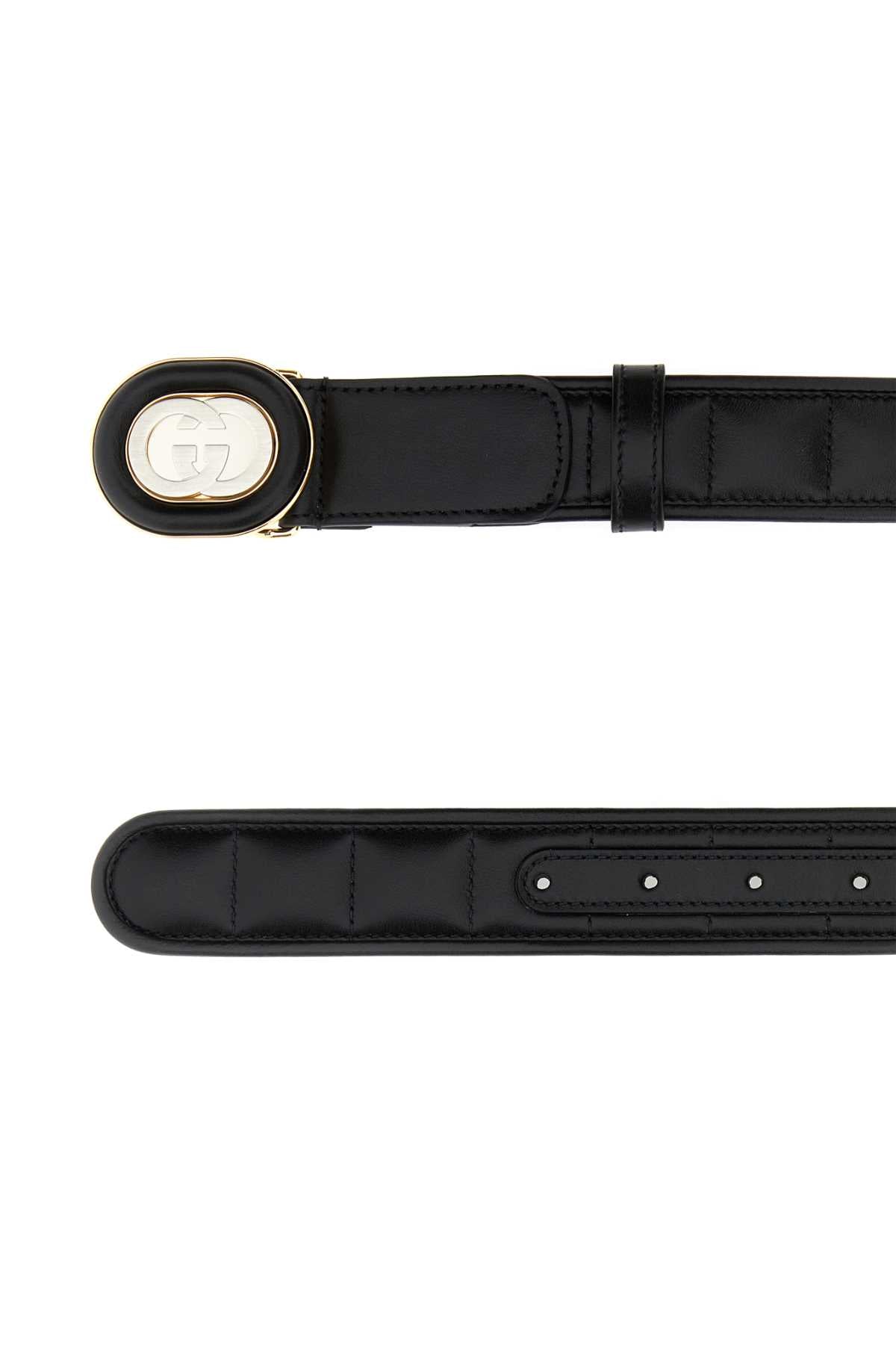 GUCCI Elegant 3 cm Leather Belt for Women