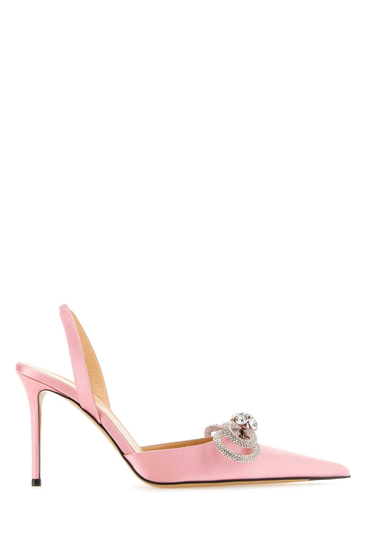 MACH&MACH Elevated Satin Pumps with 9.5 cm Heel