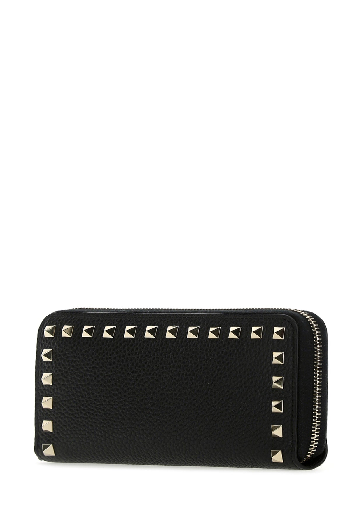 VALENTINO GARAVANI Mini Luxury Wallet - Platinum Finish