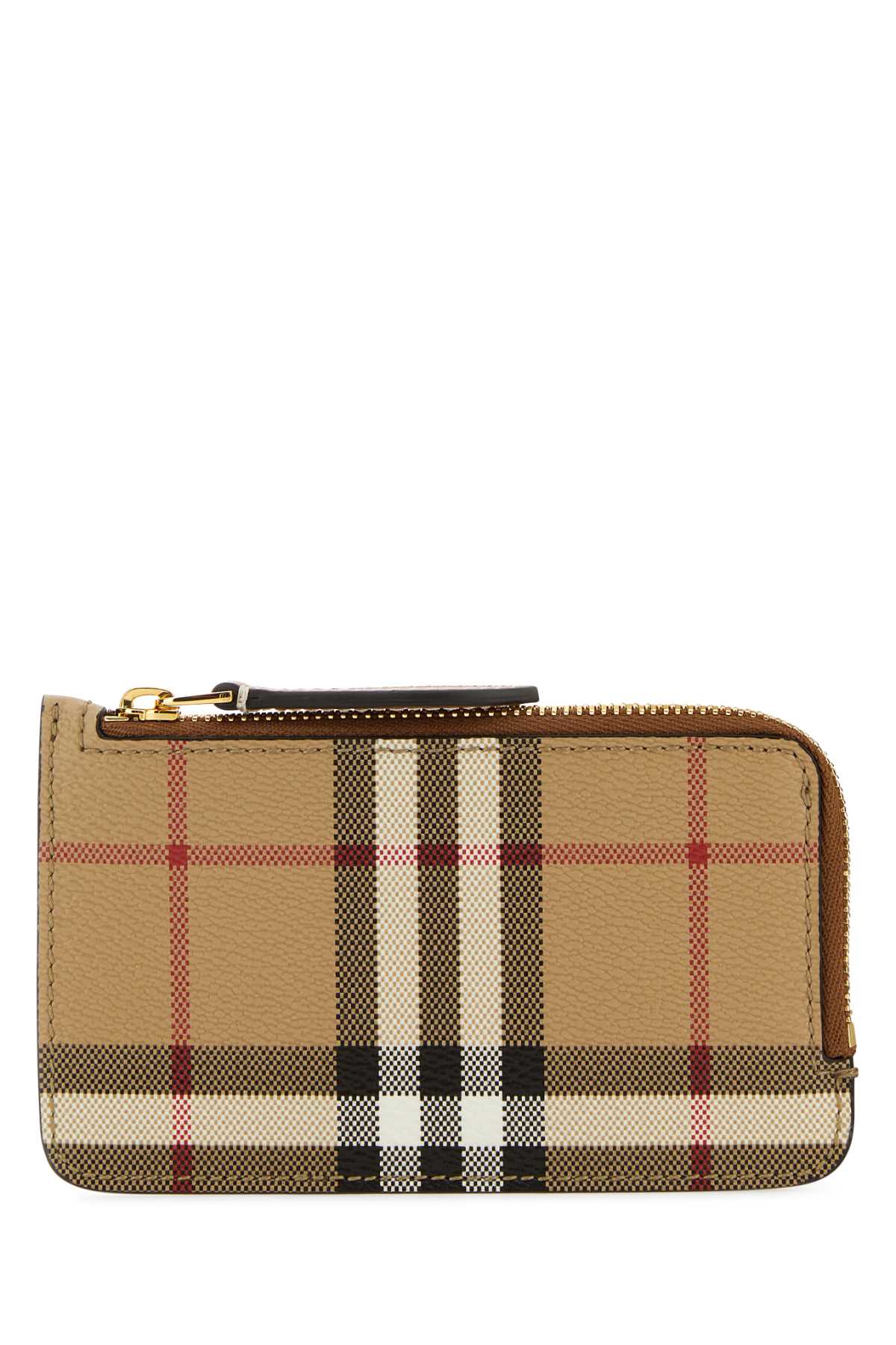 BURBERRY Mini Printed Canvas Card Holder - Stylish and Functional