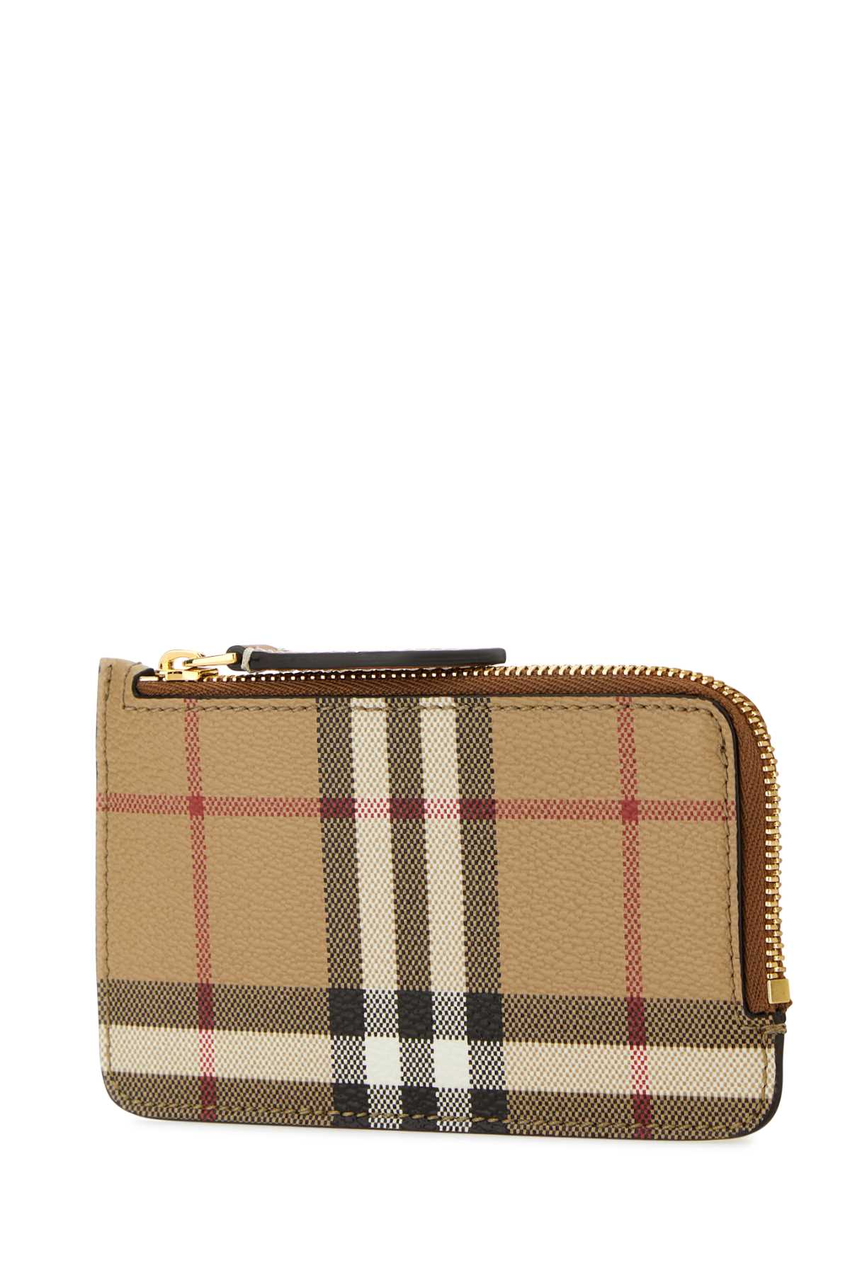 BURBERRY Mini Printed Canvas Card Holder - Stylish and Functional