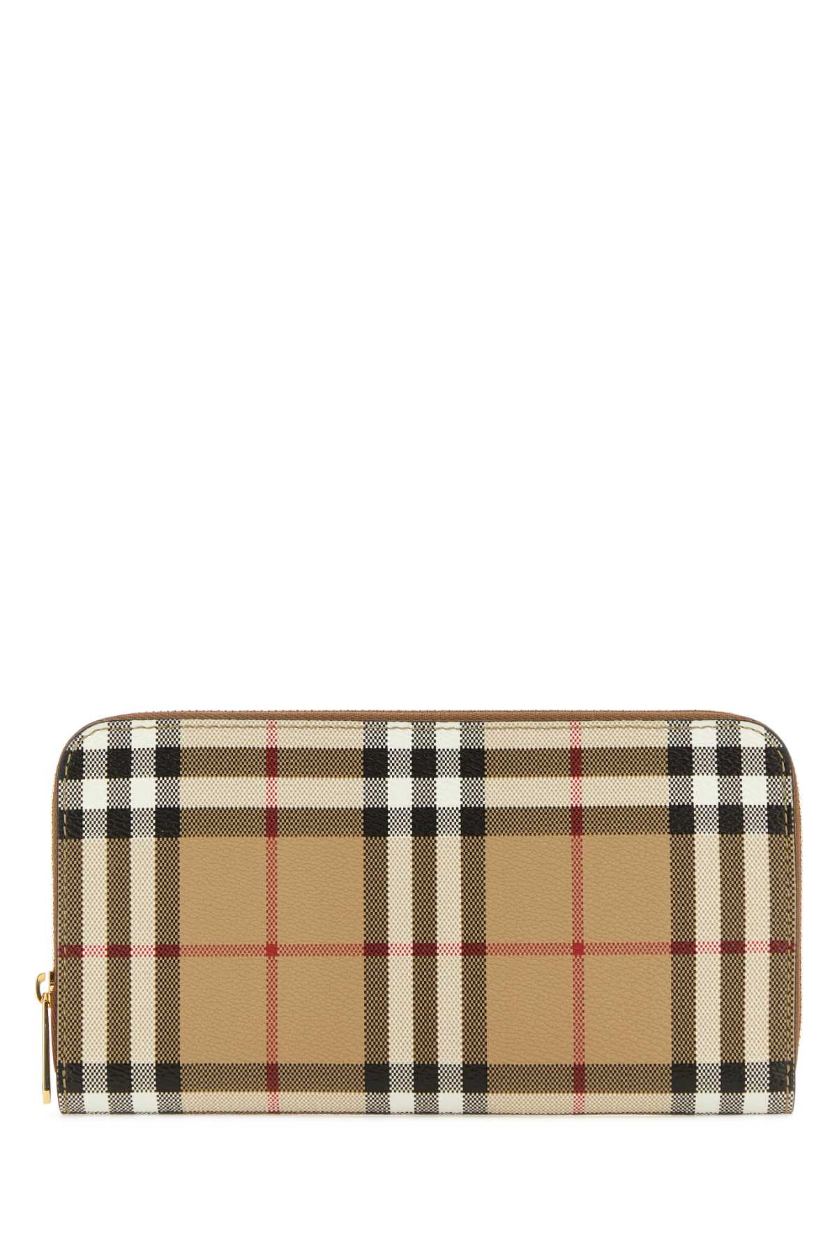 BURBERRY Checked Mini Canvas Wallet - 20 cm x 11 cm x 2 cm