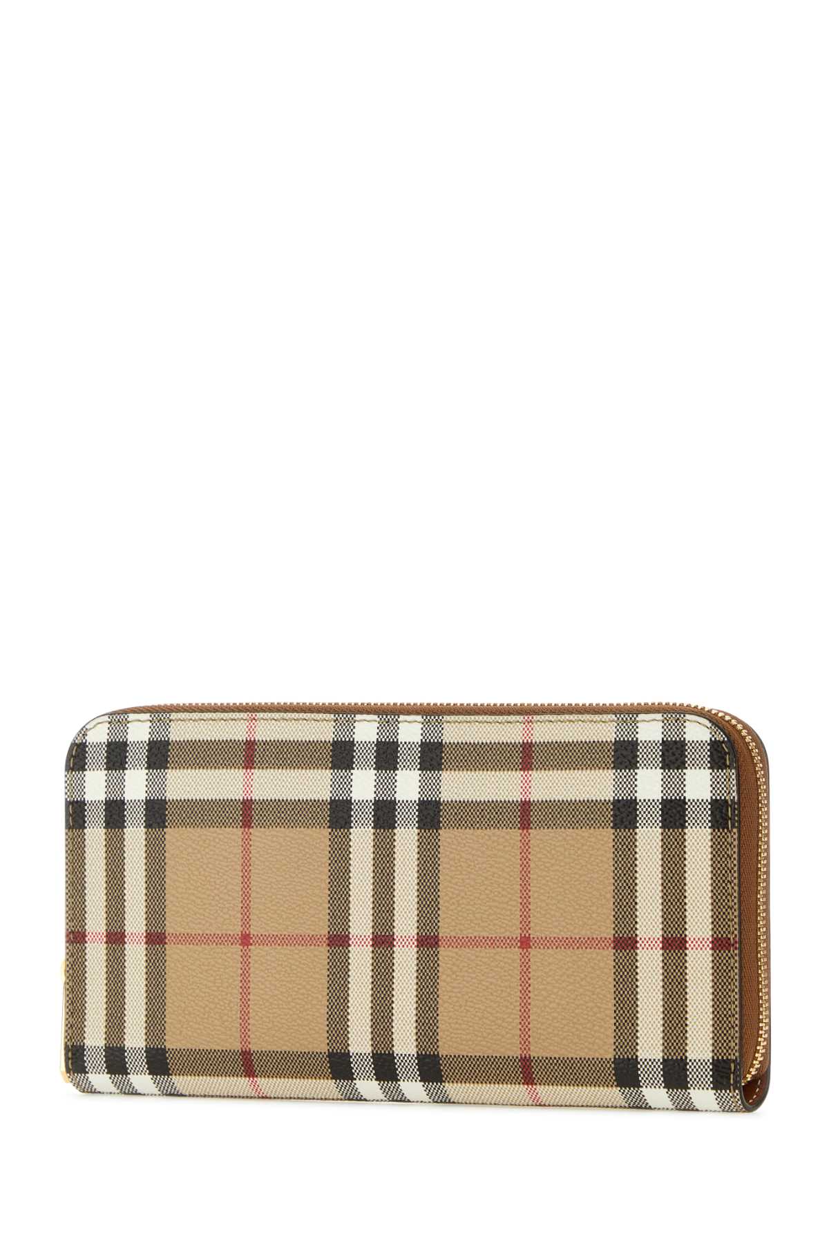 BURBERRY Checked Mini Canvas Wallet - 20 cm x 11 cm x 2 cm