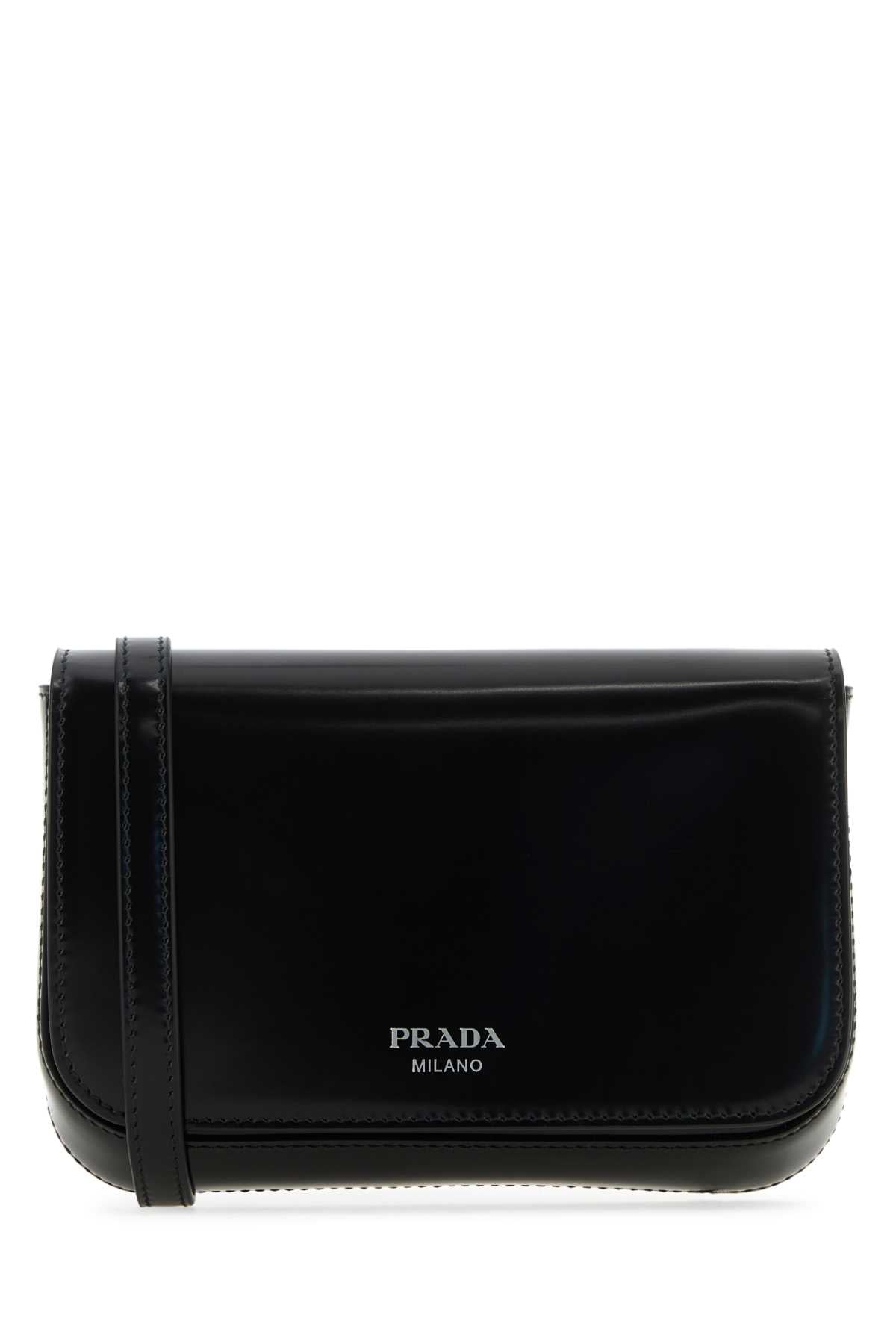 PRADA Mini Leather Crossbody Handbag