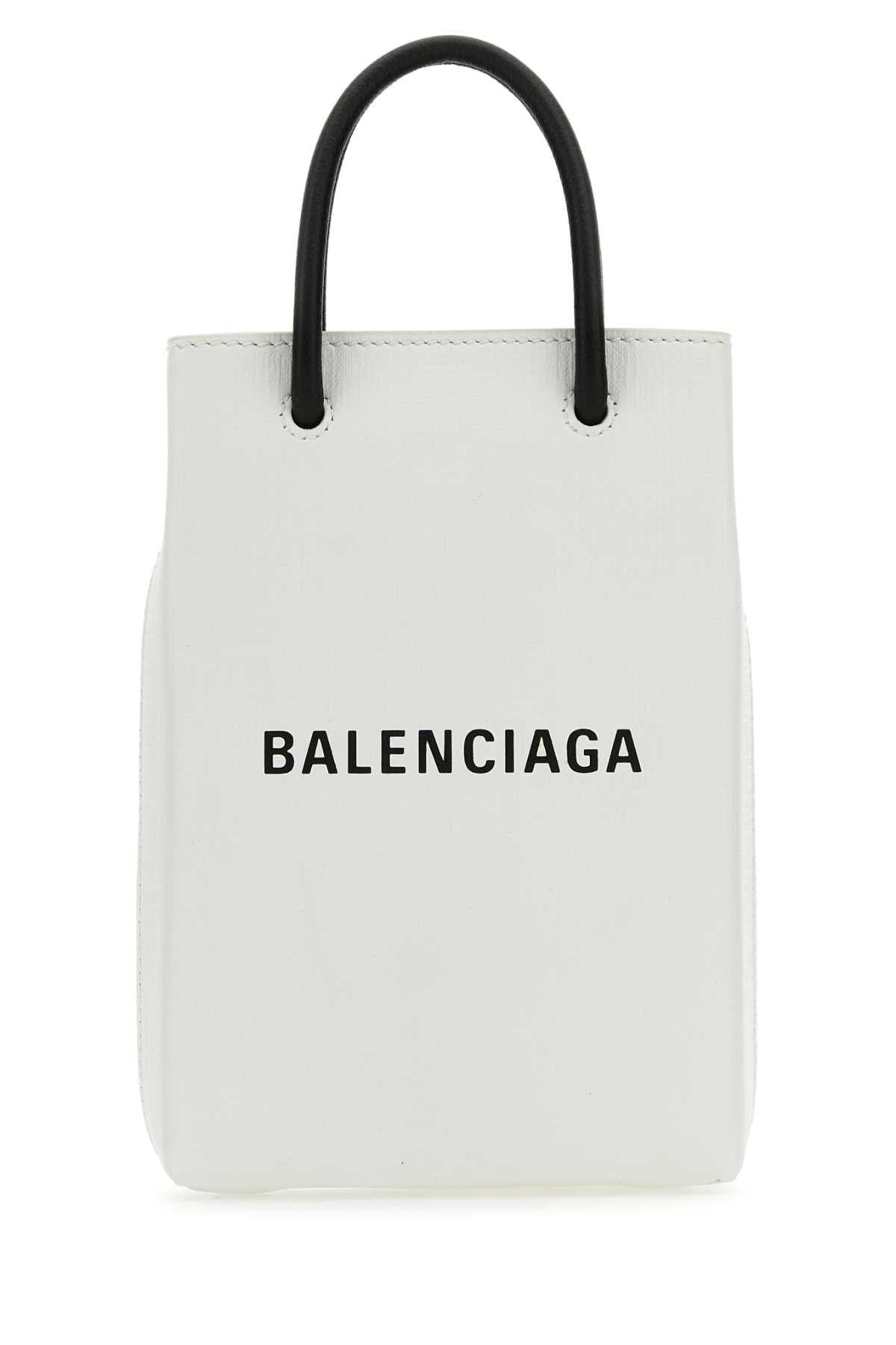 BALENCIAGA Mini Leather Phone Case - 12cm x 18cm x 4.5cm