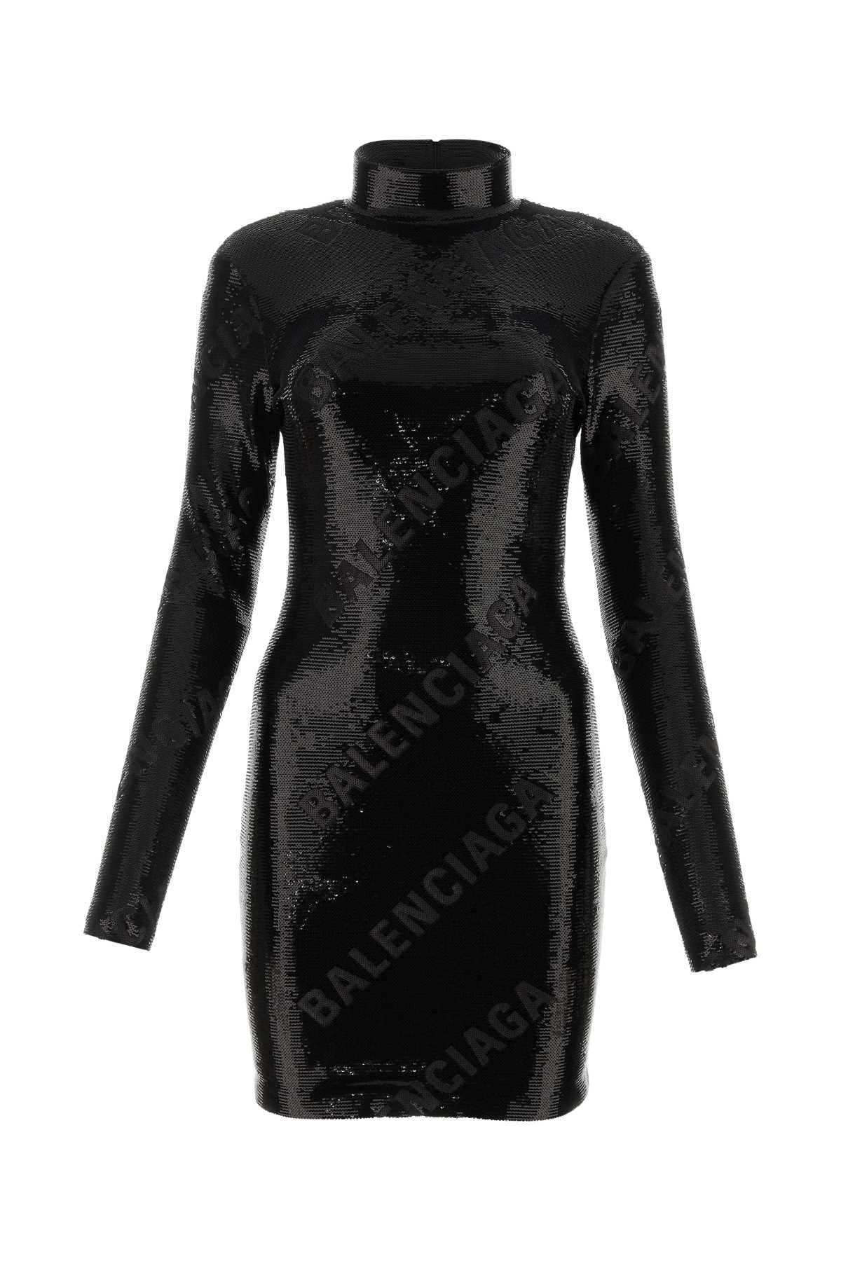 BALENCIAGA Glamorous Mini Dress with Sequins
