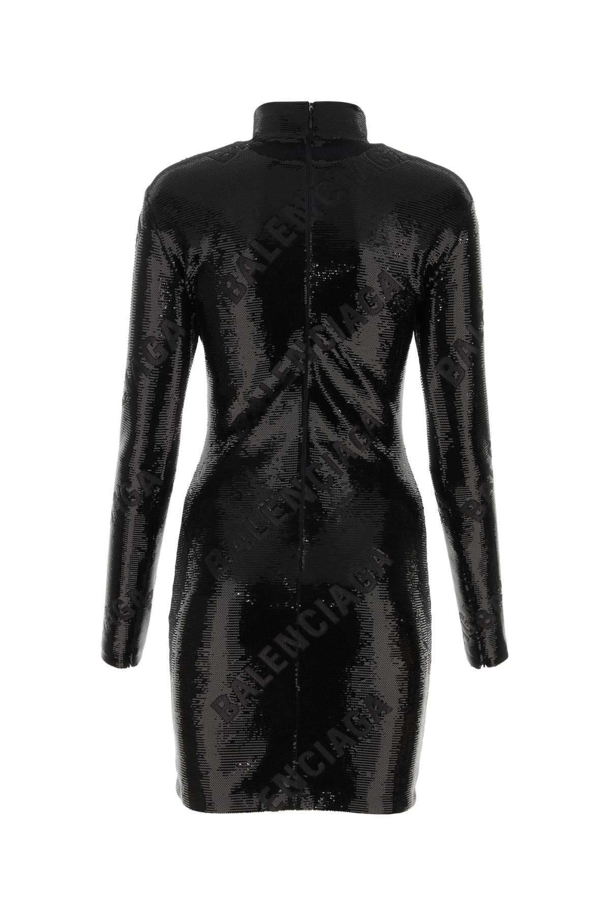 BALENCIAGA Glamorous Mini Dress with Sequins