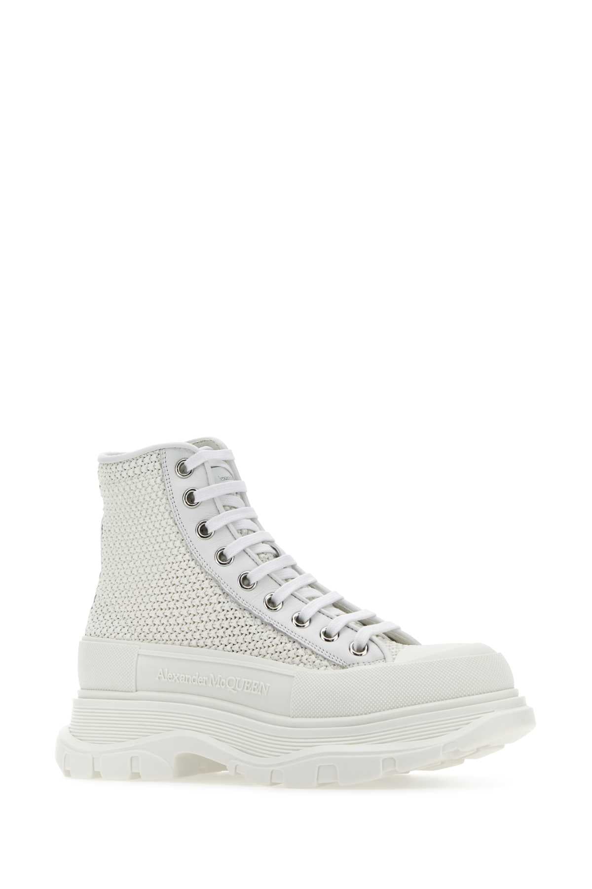 ALEXANDER MCQUEEN Raffia Tread Slick Sneaker