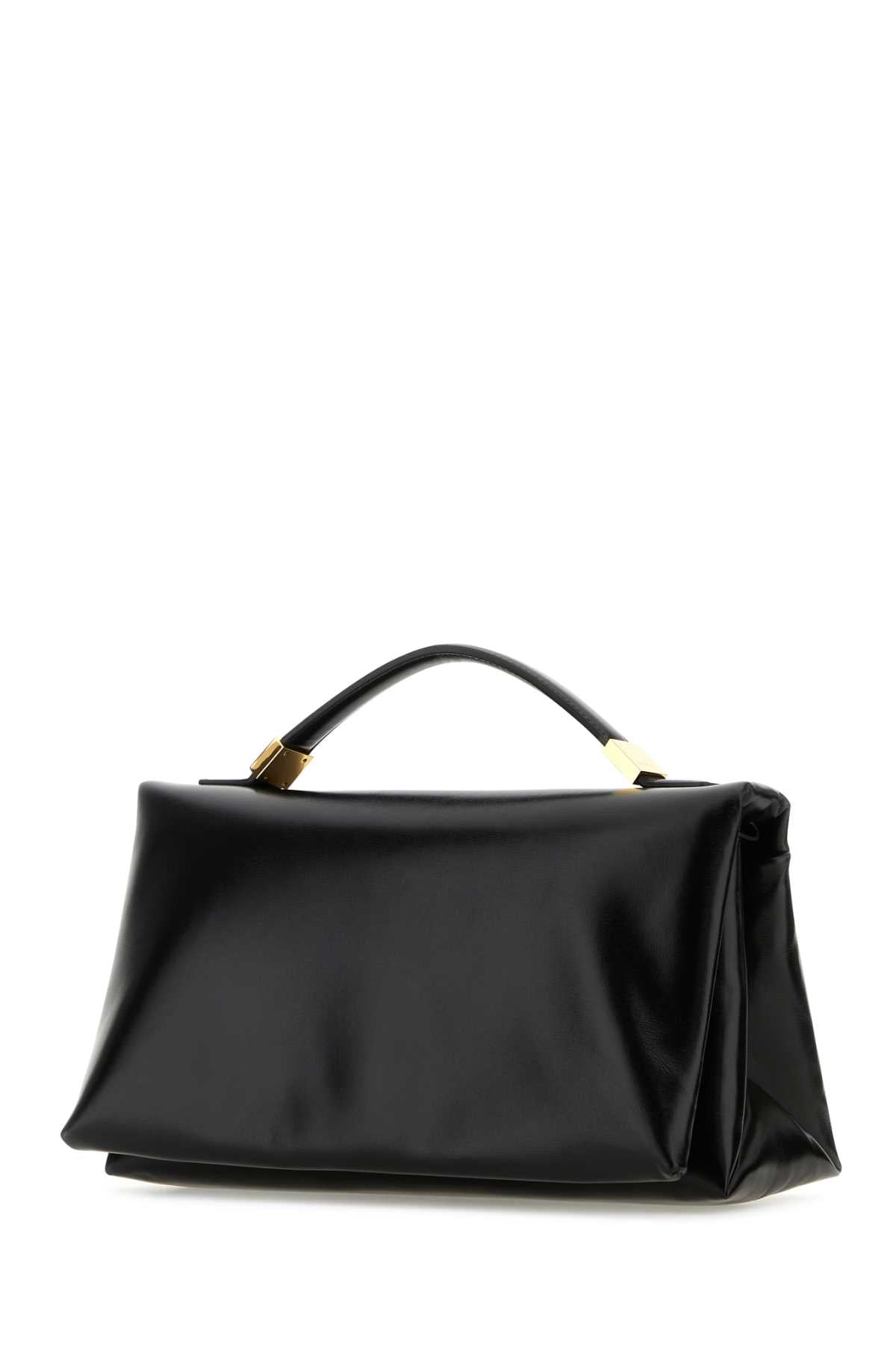 MARNI Mini Leather Prisma Handbag - 31 cm Width