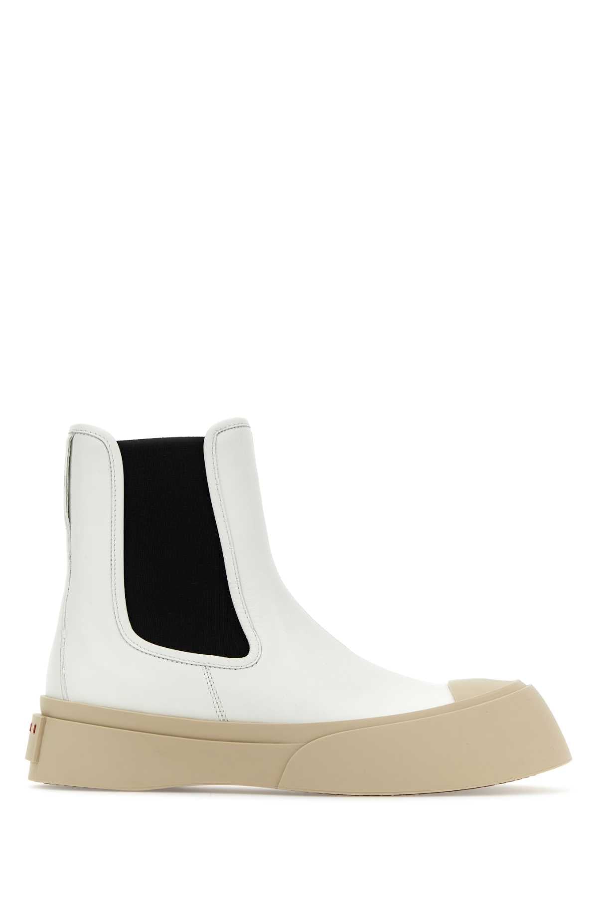 MARNI Chic Nappa Leather Ankle Boots for Women