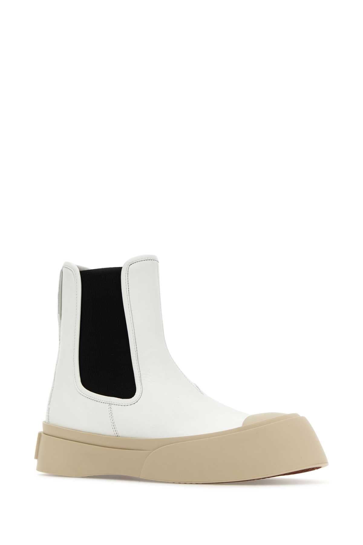 MARNI Chic Nappa Leather Ankle Boots for Women