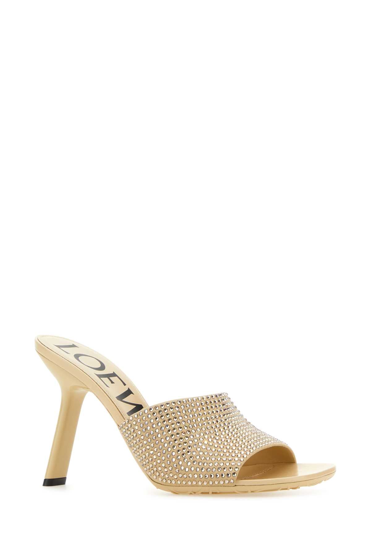 LOEWE Petal Flat Shoes with 9.5 cm Heel Height for Women