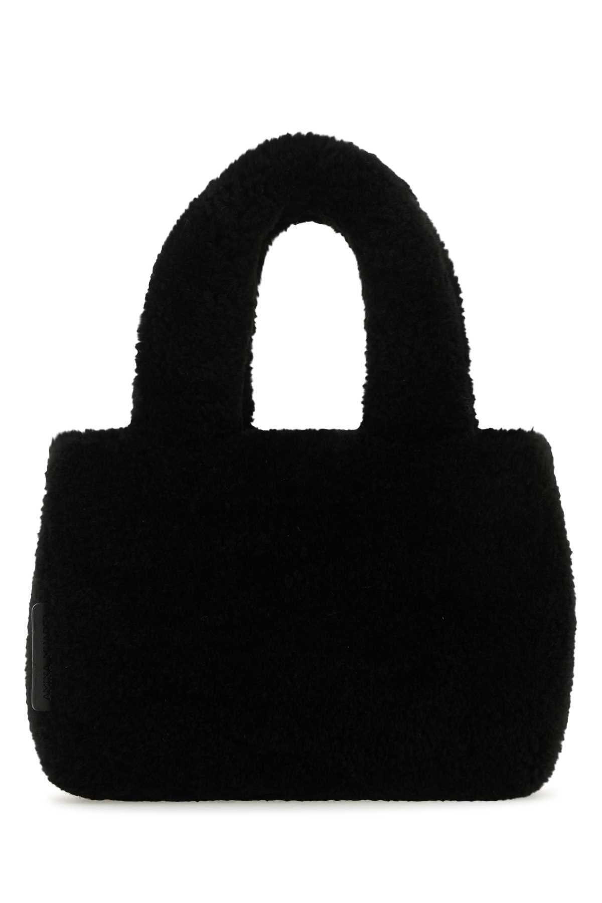 AMINA MUADDI Mini Shearling Amini Giuly Handbag