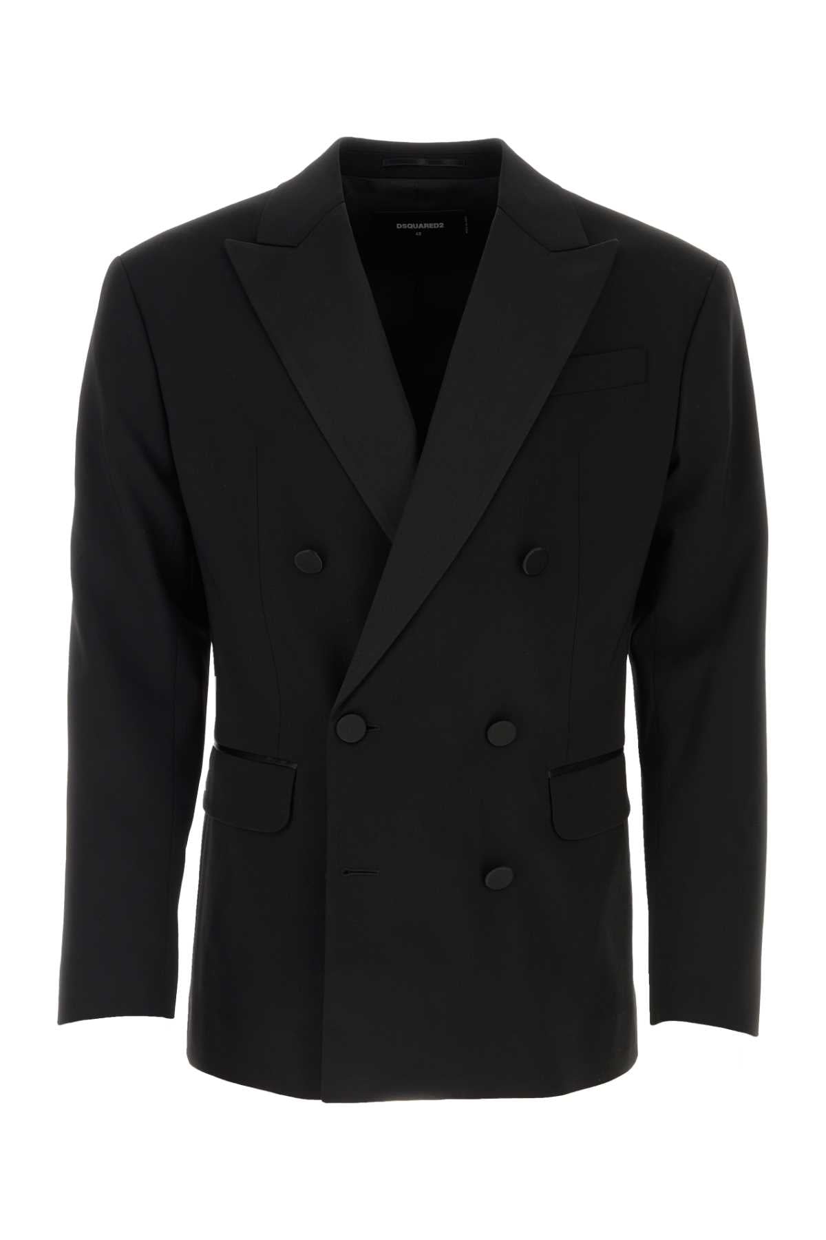 DSQUARED Stretch Wool Blazer for Men - Tailored Fit