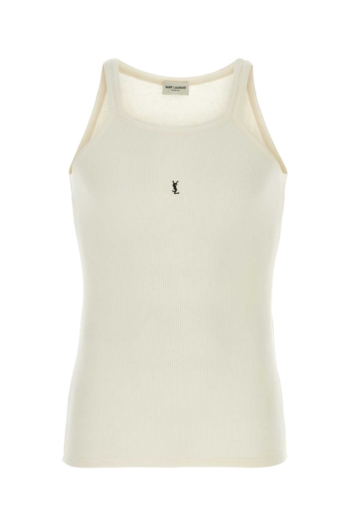 SAINT LAURENT Classic Cotton Tank Top for Men