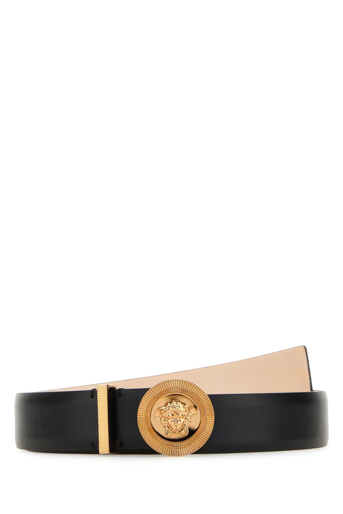 VERSACE Elegant Leather Belt - 3 cm Height