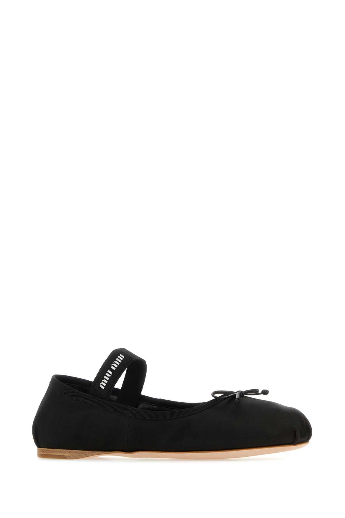 MIU MIU Elegant Satin Mini Ballerinas for Women