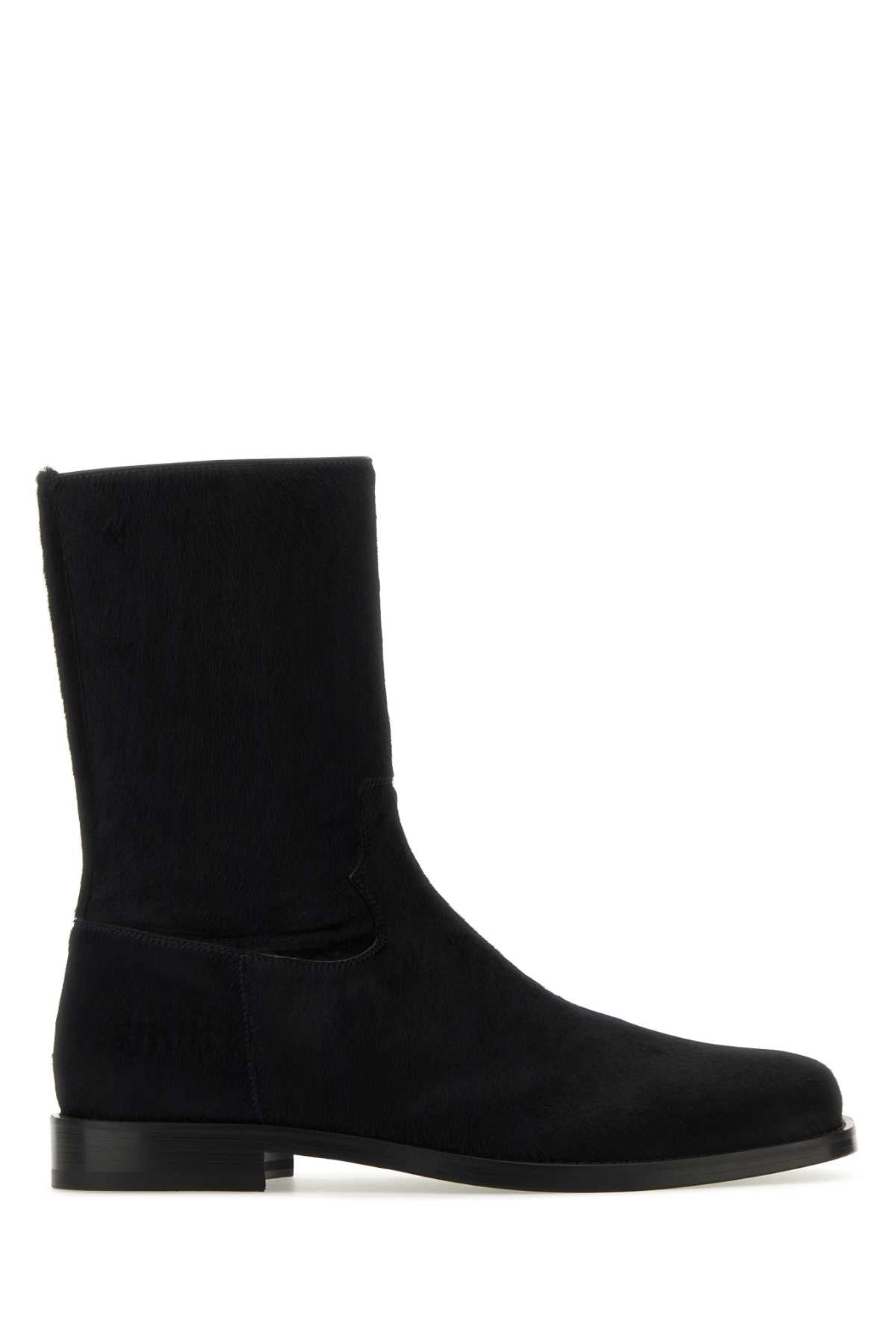 DRIES VAN NOTEN Calfhair Ankle Boots for Men