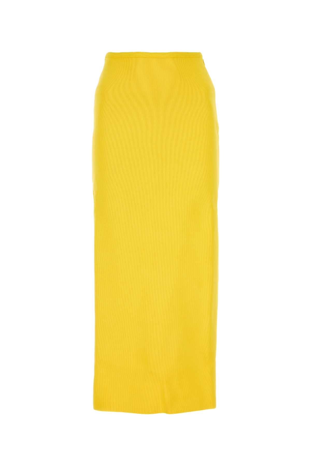 JIL SANDER Viscose Blend Mini Skirt for Women