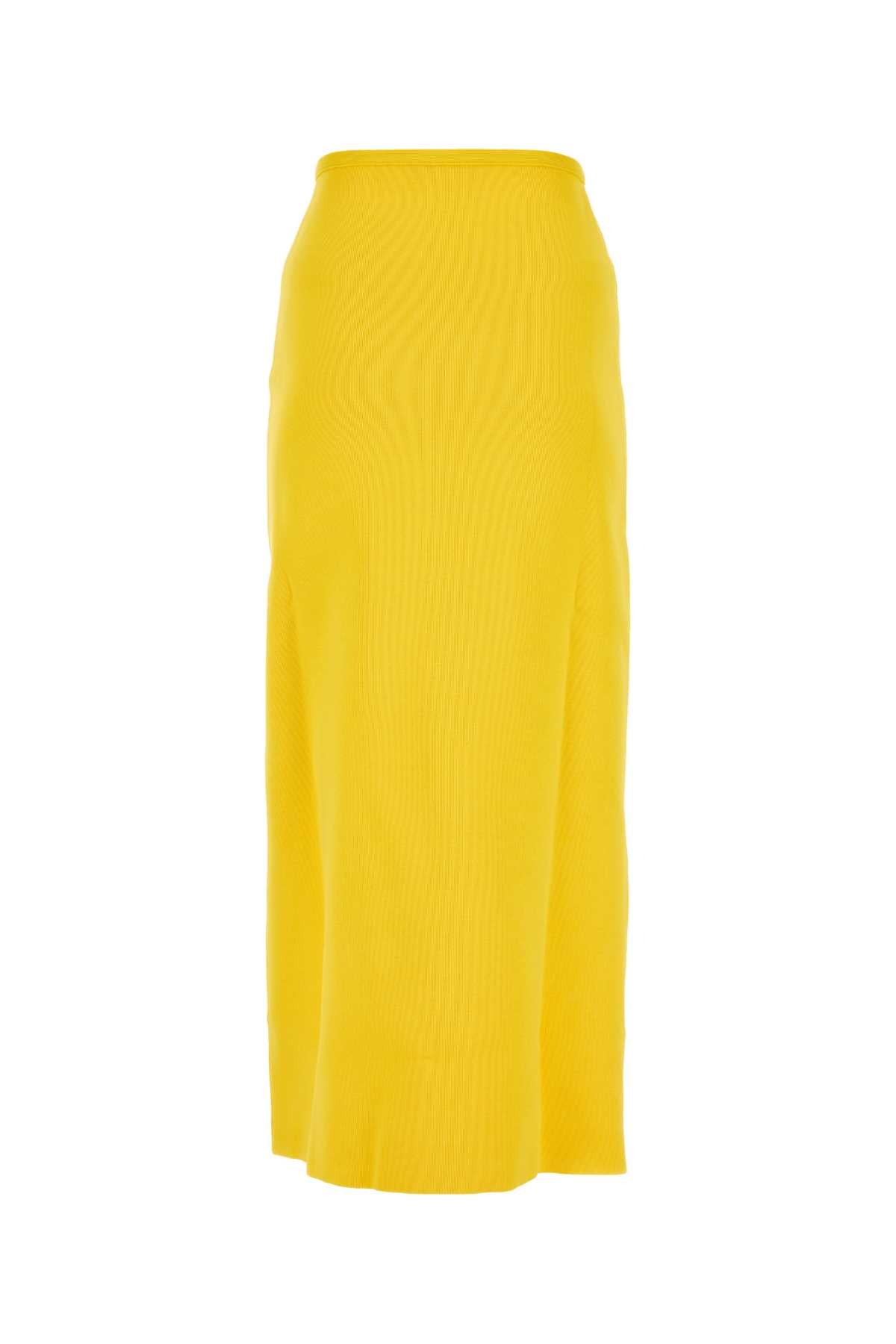 JIL SANDER Viscose Blend Mini Skirt for Women