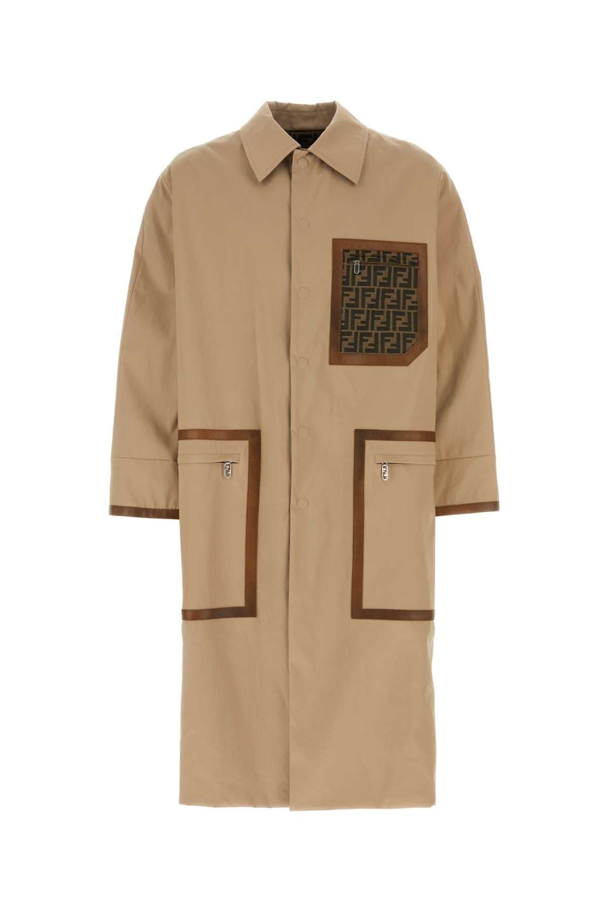 FENDI Reversible Cotton Trench Jacket for Men