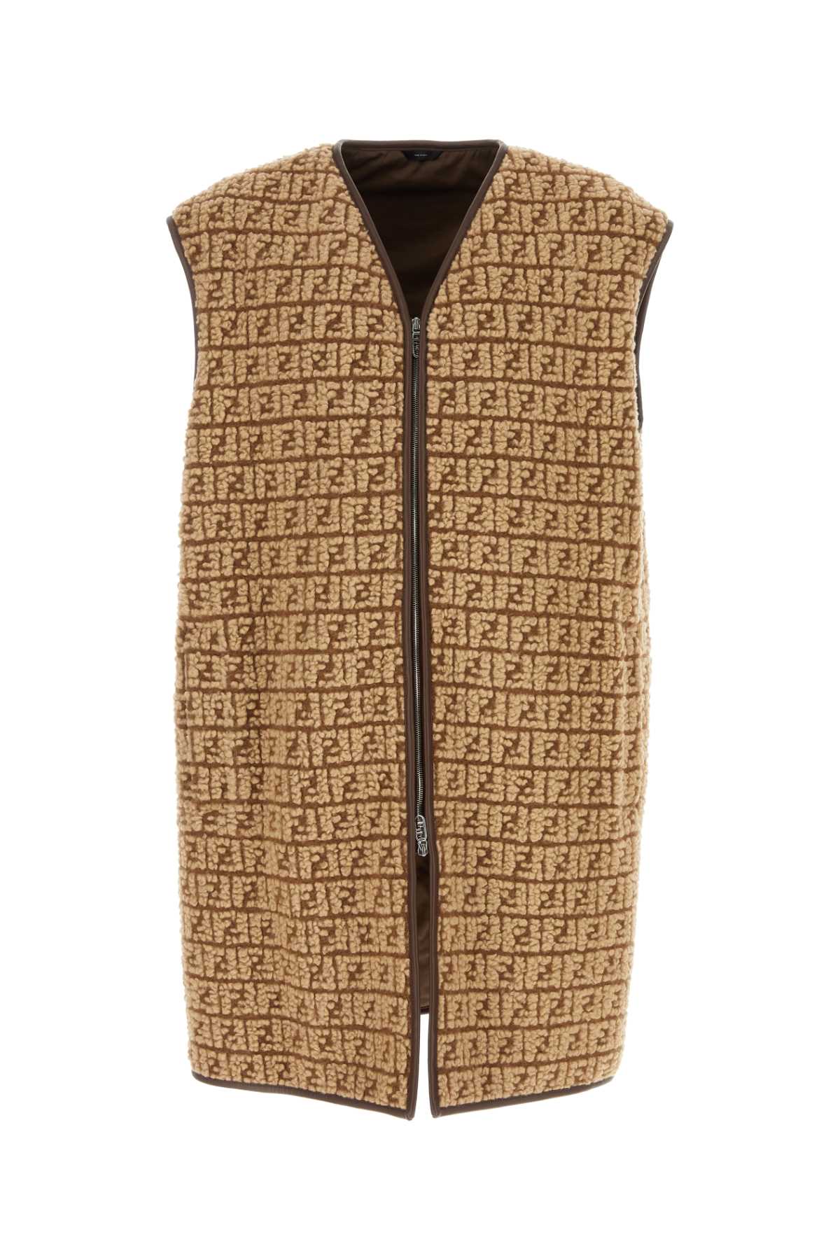 FENDI Embroidered Teddy Jacket for Men - 2023 Winter Edition