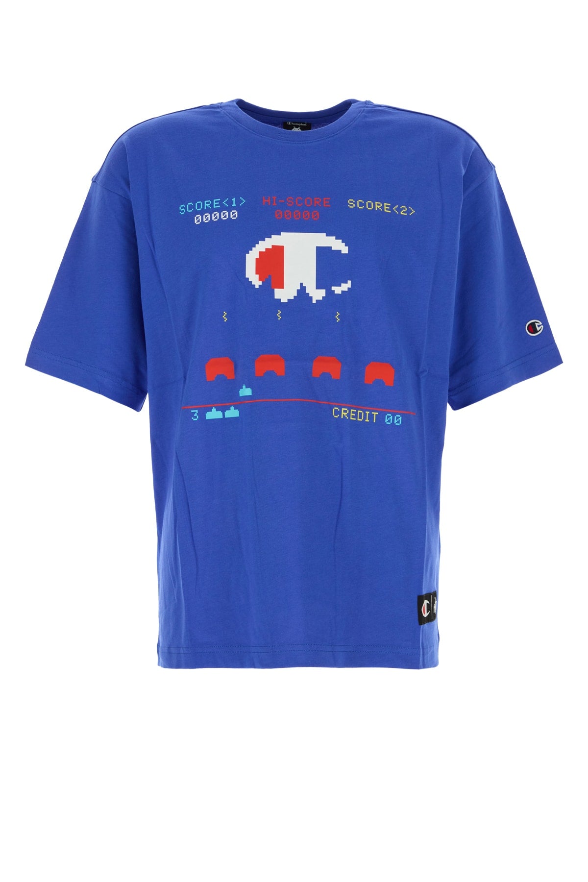 CHAMPION Mini Space Invaders Graphic T-Shirt for Men