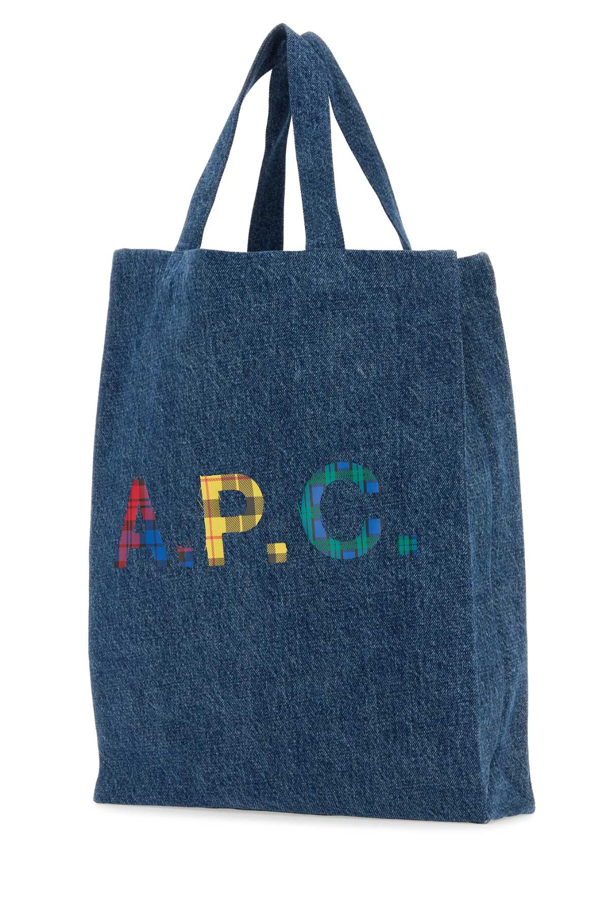 A.P.C. Chic Mini Denim Shopping Handbag (32cm x 40cm x 8.5cm)