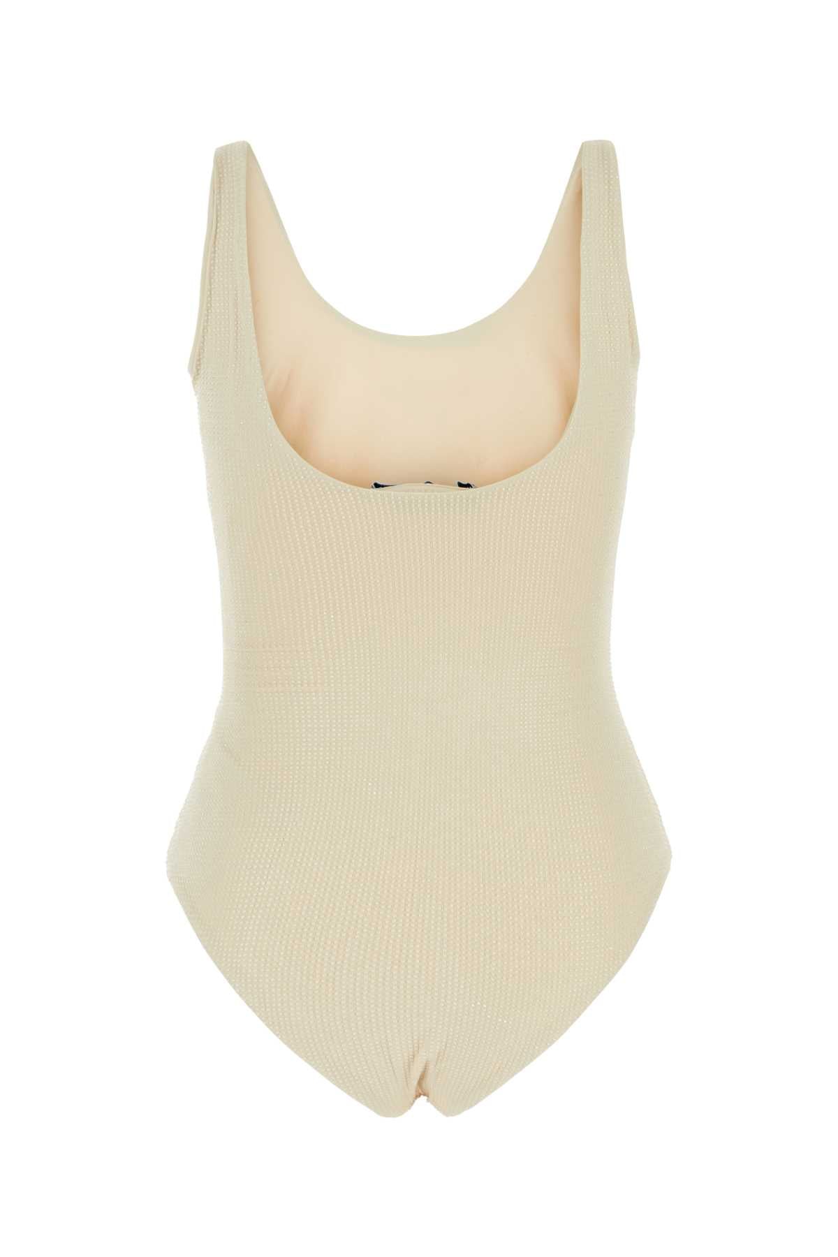 PRADA Embellished Stretch Nylon Swimsuit